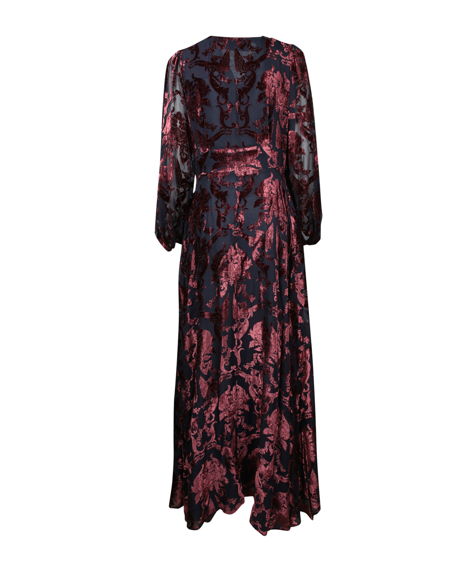La Doublej Long Camerino Dress In Navy Blue