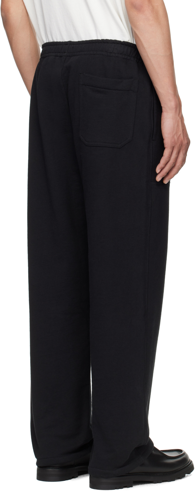 Bode Elastic Waist Sweatpants In Black