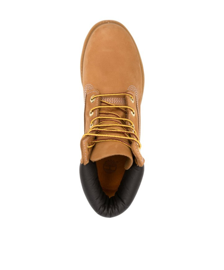 Timberland Womens Wheat Nubuck Premium 6-inch Leather Ankle Boots Eur 37 / 4 Uk In Brown