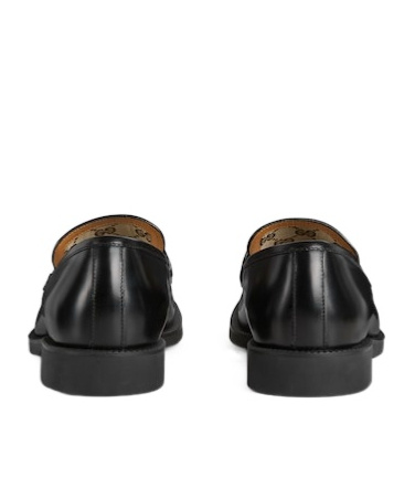 Gucci Horse-decorated Loafers In Black
