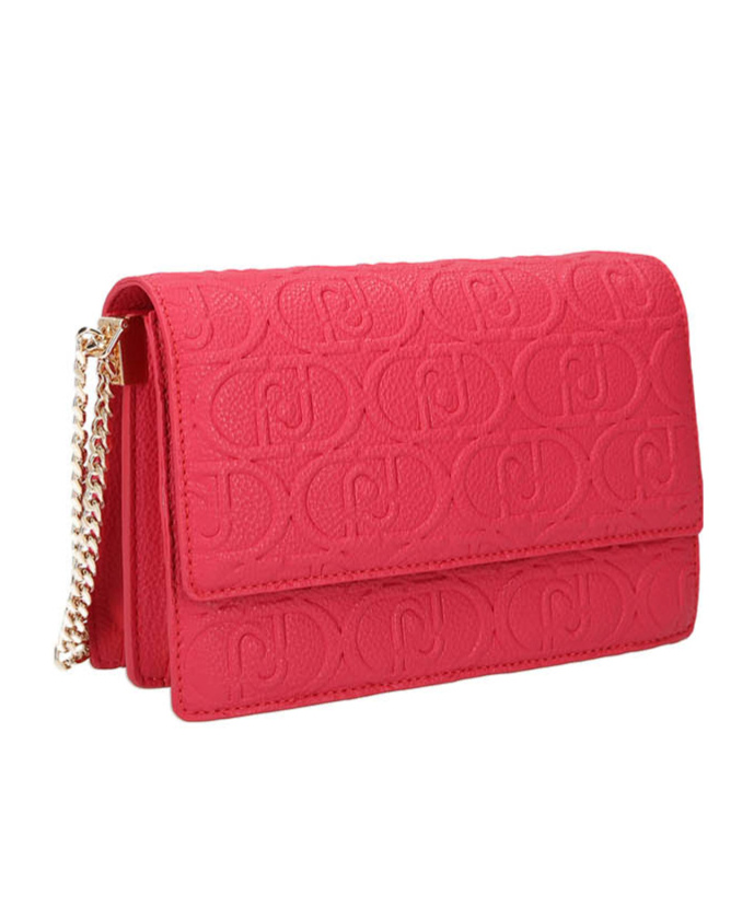 Liu •jo Logo-embossed Cross Body Bag In Red