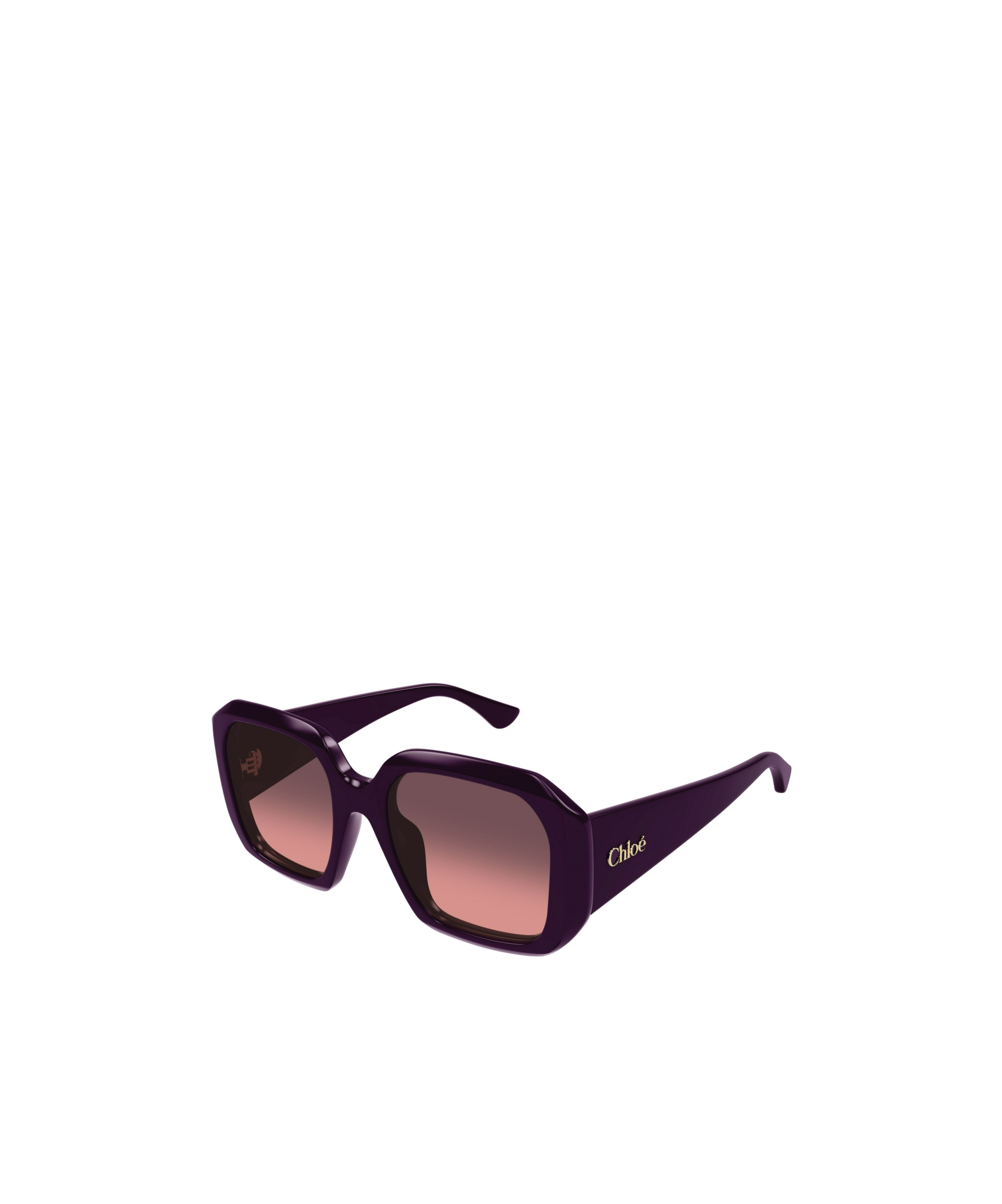 Chloé Eyewear Geometric Frame Sunglasses In Black