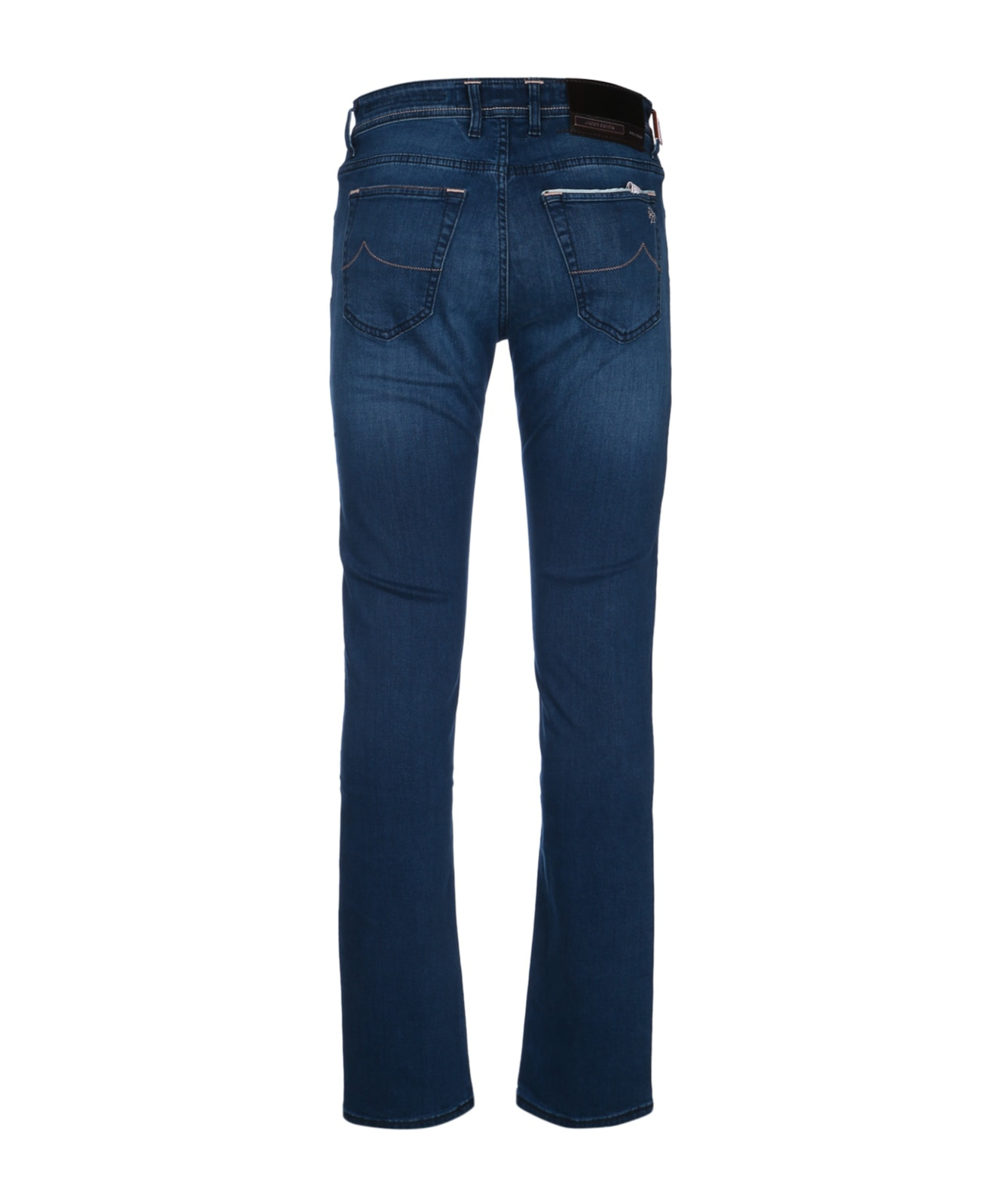 Jacob Cohen Belt Loops Faded Effect Five-pocket Trousers In Blue
