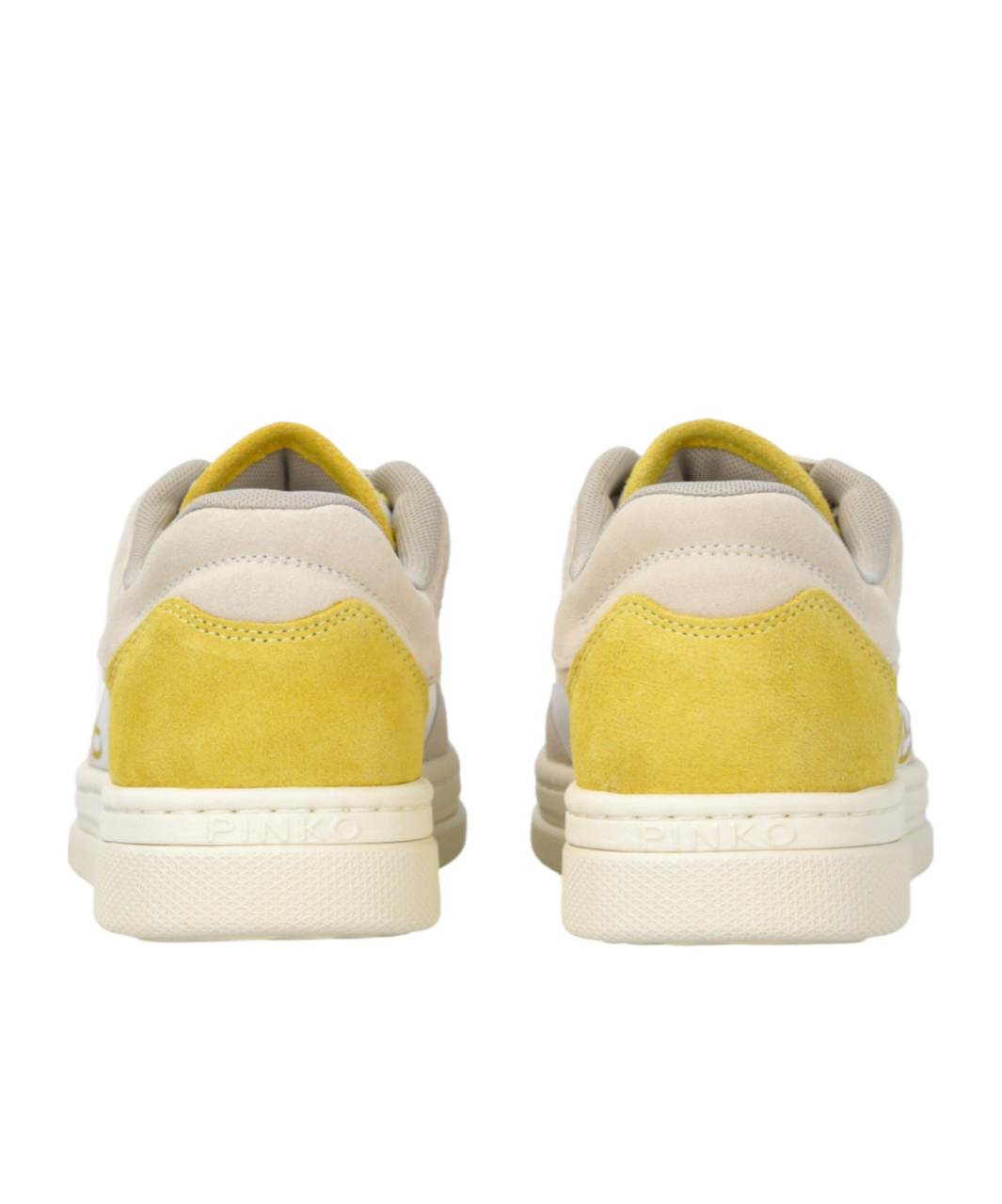 Pinko Leather Sneakers In White