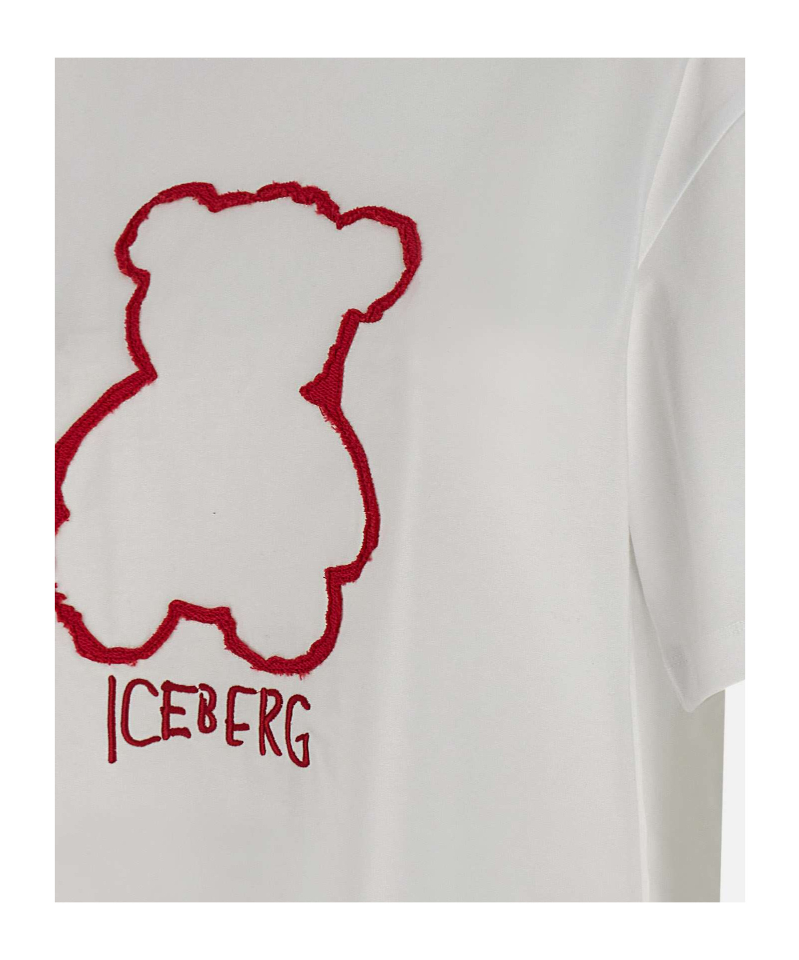 Shop Iceberg Short-sleeved T-shirt In White