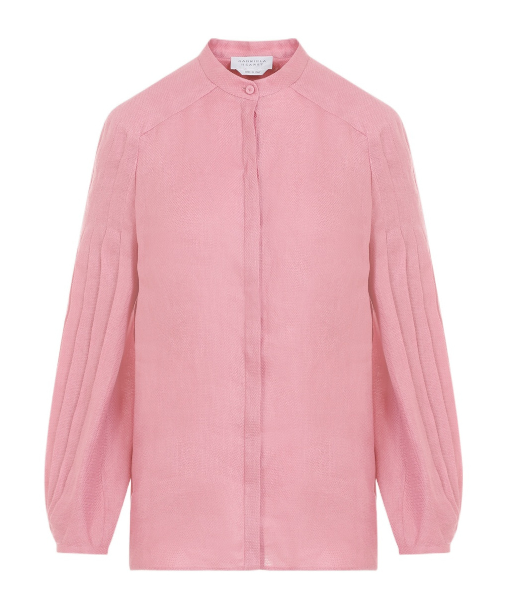 Gabriela Hearst Laetitia Blouse In Pink
