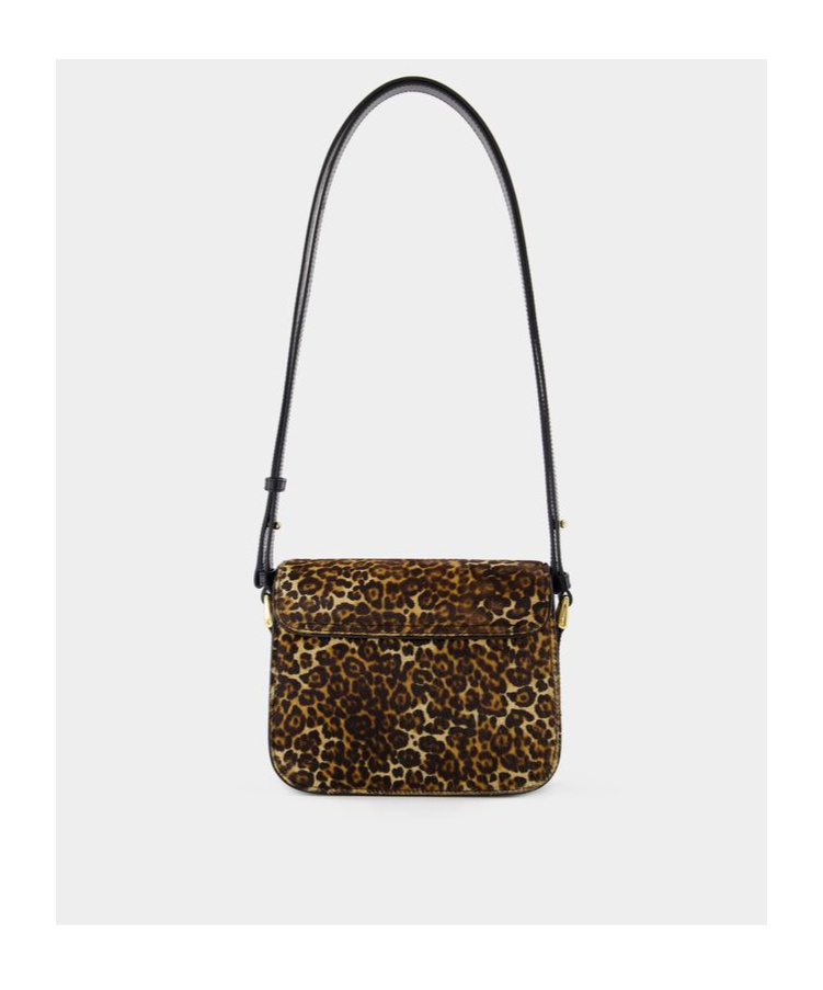 Apc A.p.c. Leopard Printed Small Shoulder Bag In Multicolor