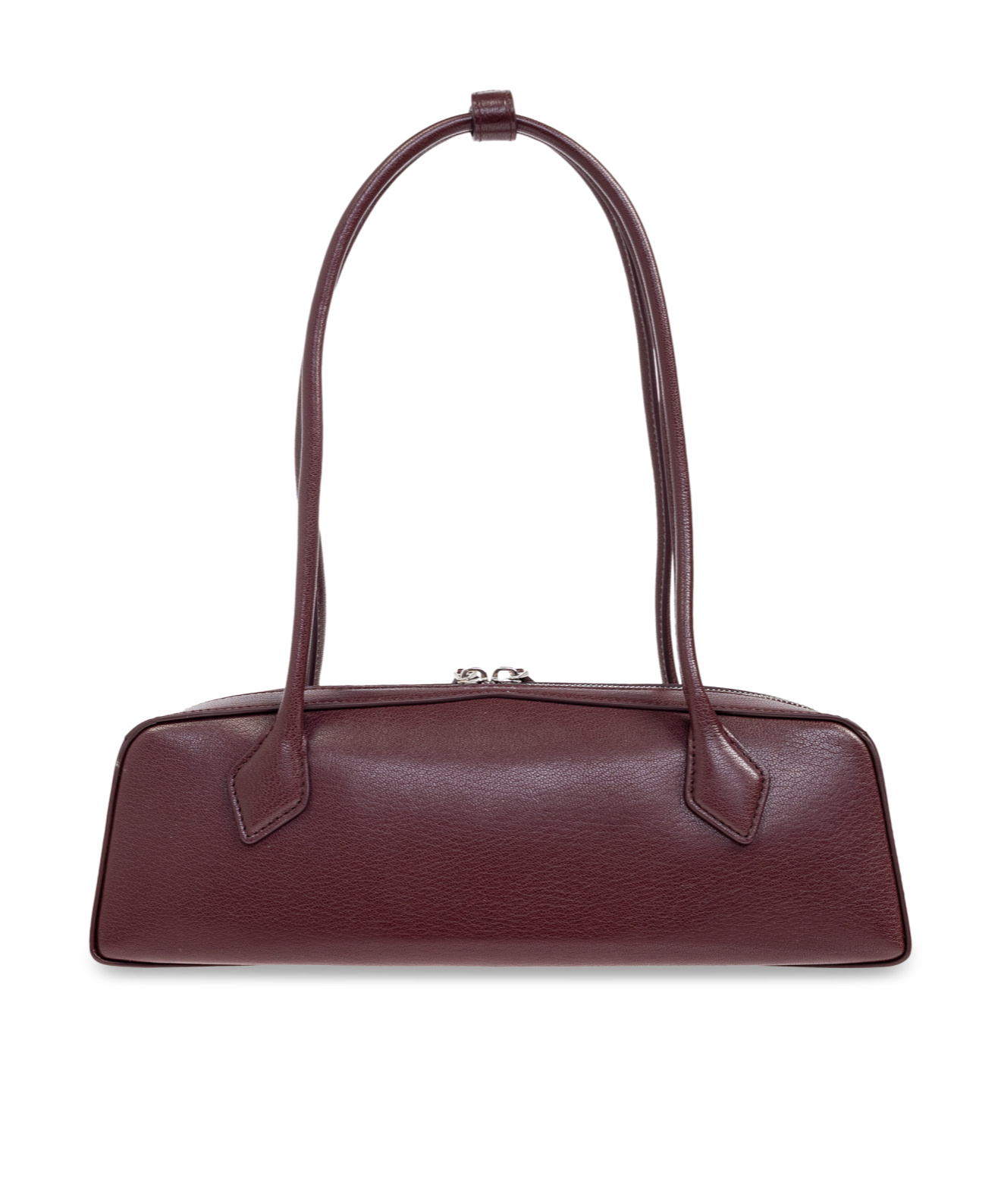Alaïa Zippered Shoulder Bag In Red