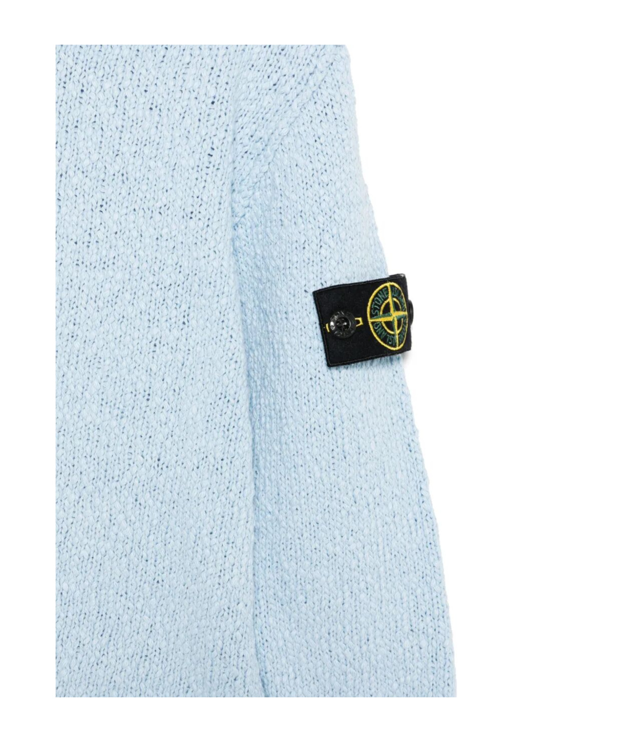 Stone Island Cotton Sweater In Blue