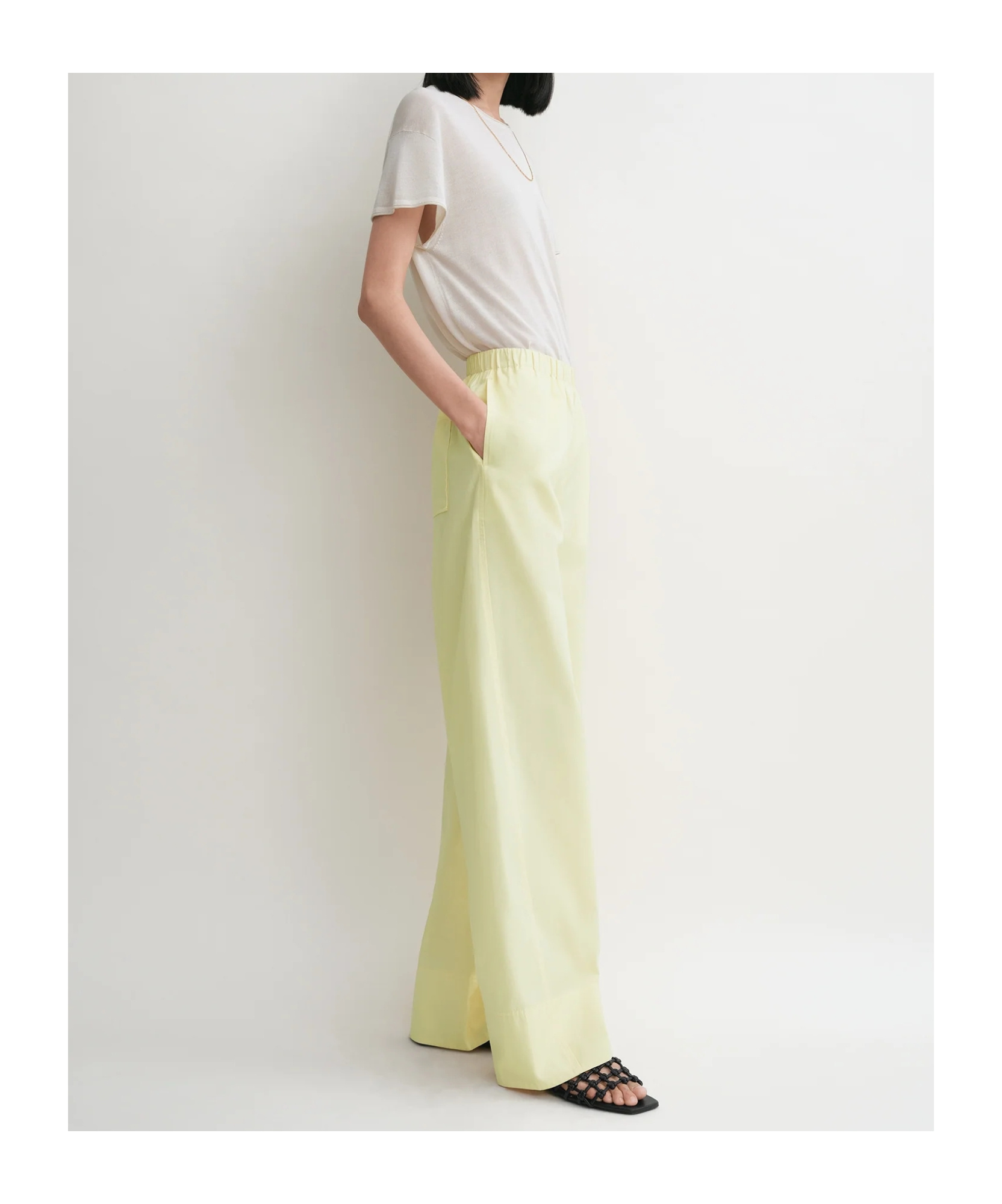 Totême Twisted-seam Boxer Trousers In Neutral