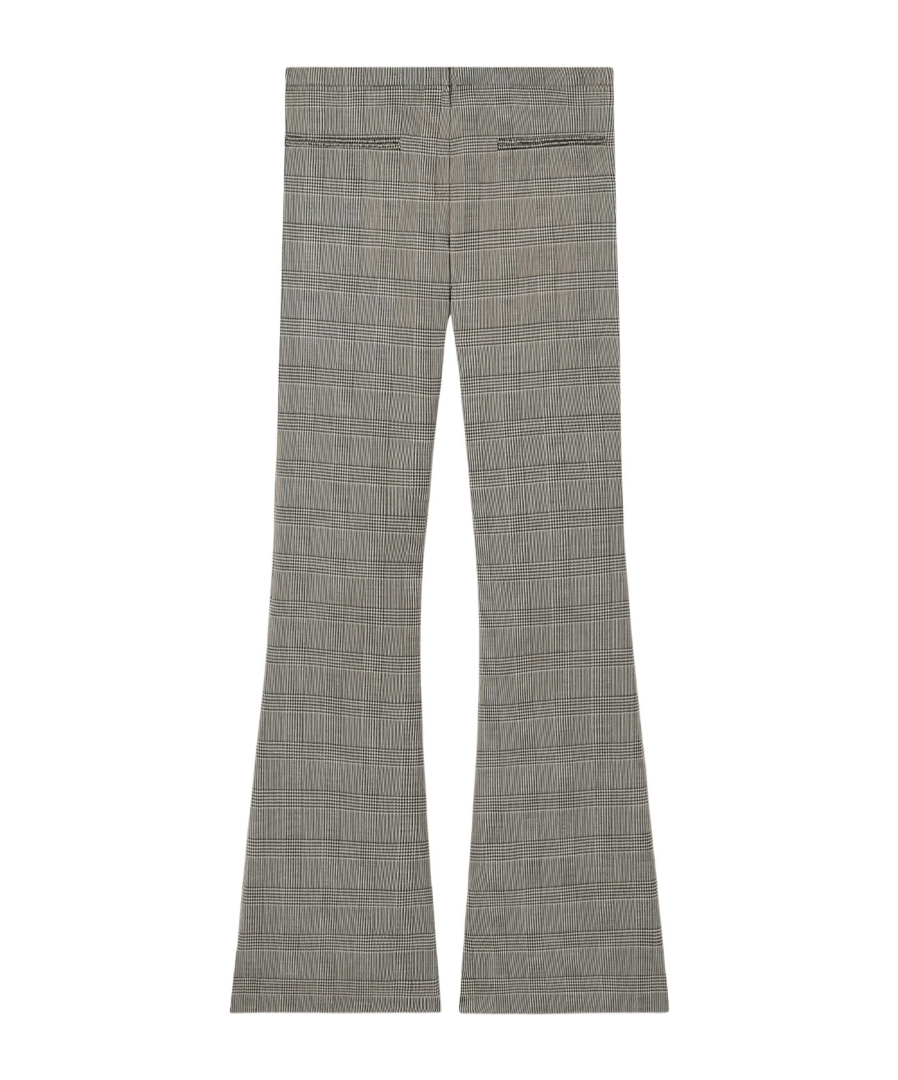 Courrèges Wool Casual Pants In Gray