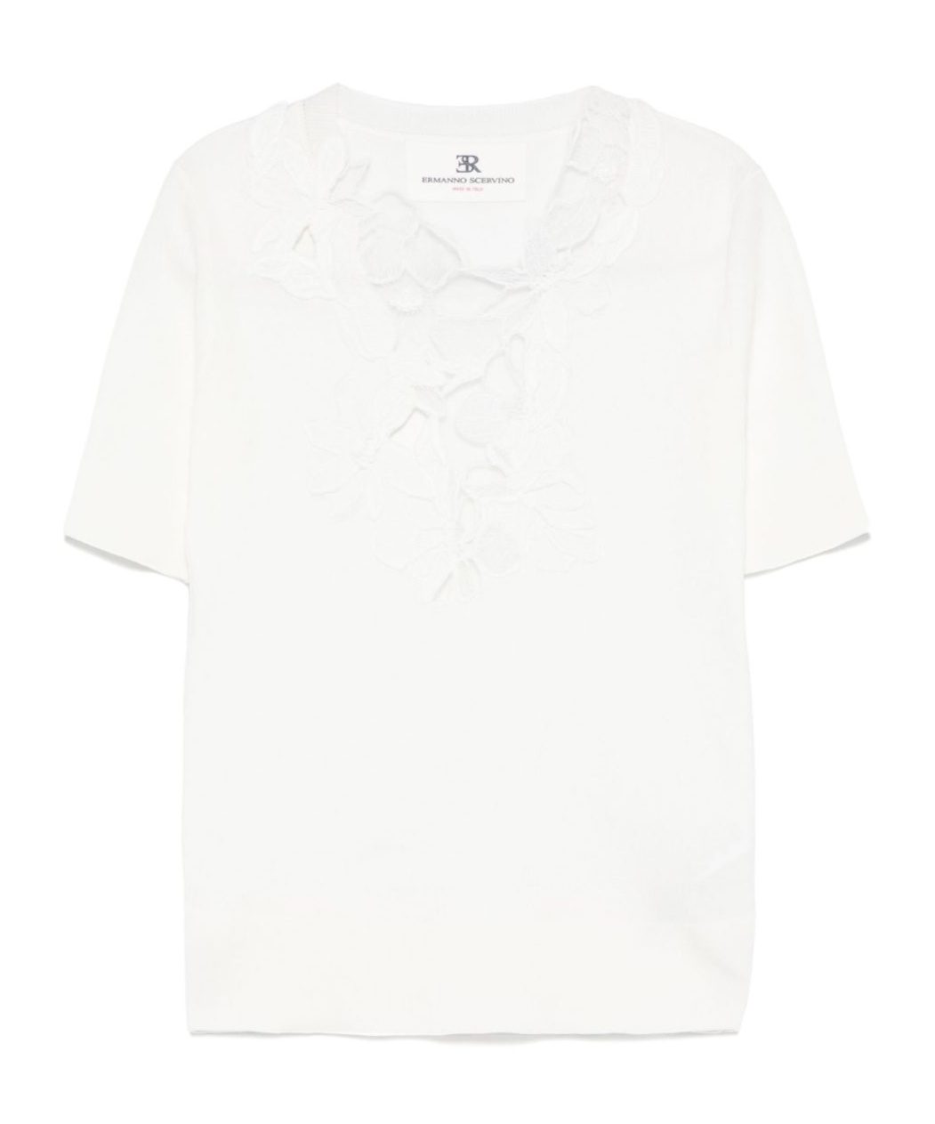 Ermanno Scervino Lace Cotton Top