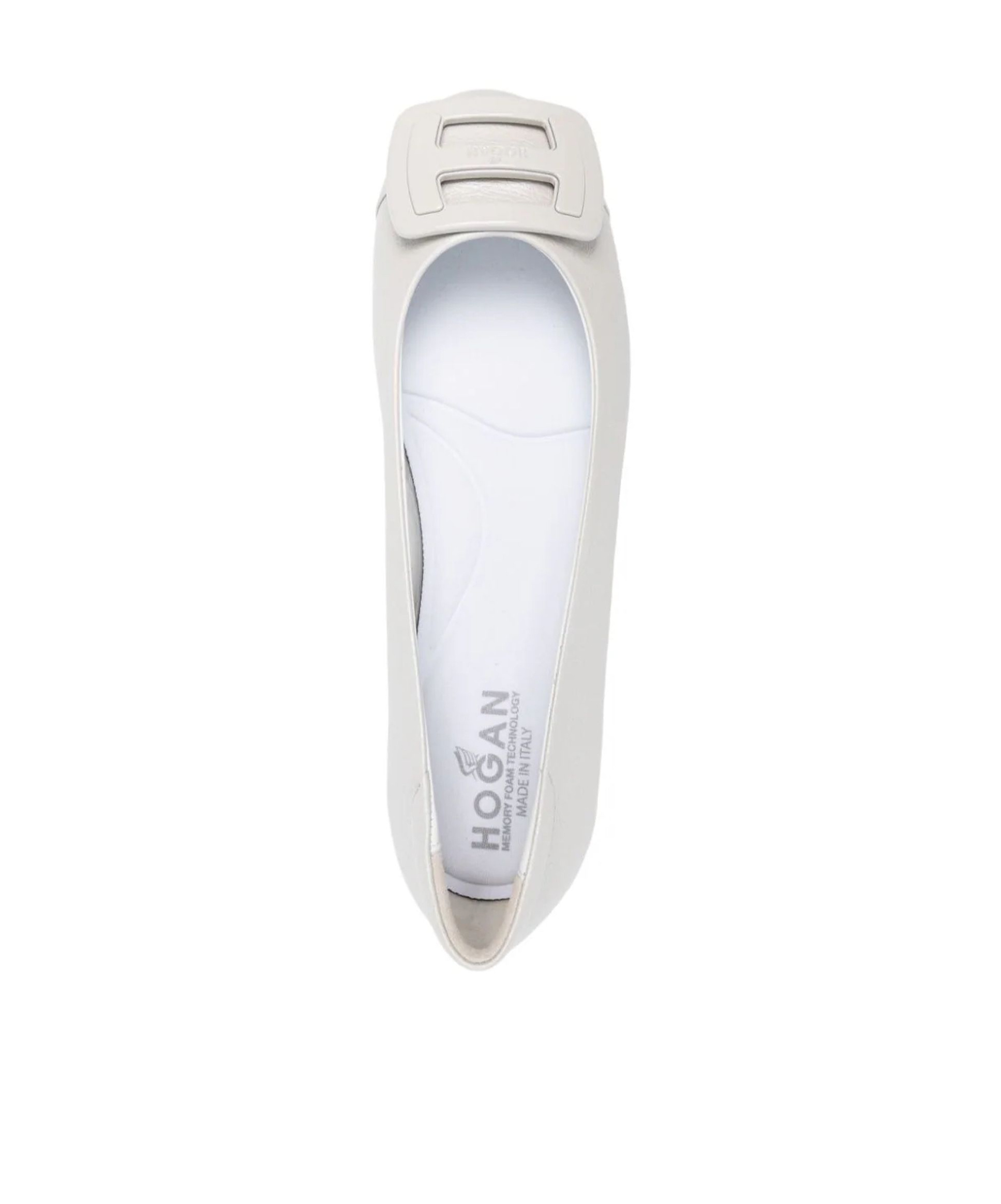 Hogan H661 Ballerina Shoes In White