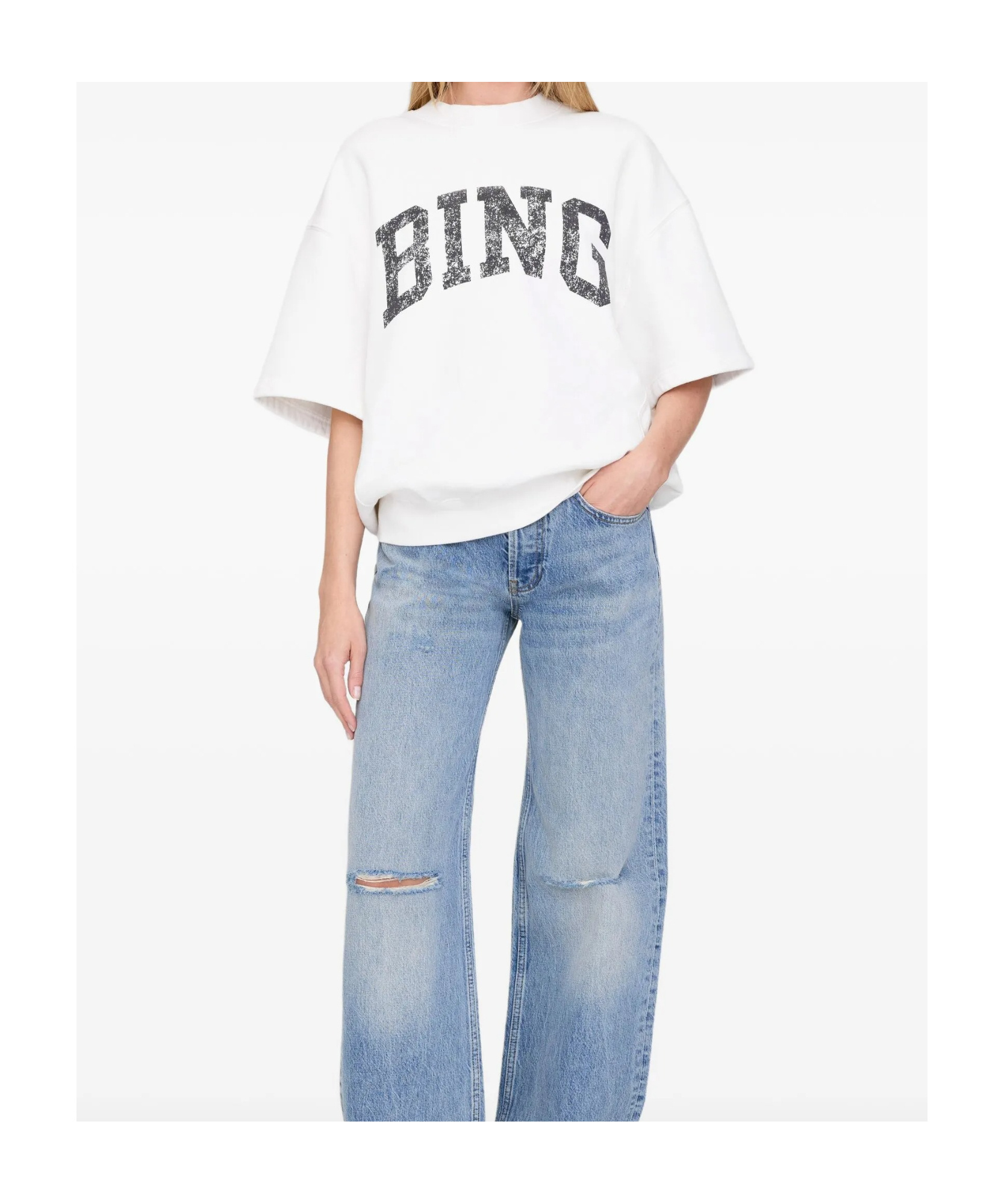 Shop Anine Bing Jay T-shirt