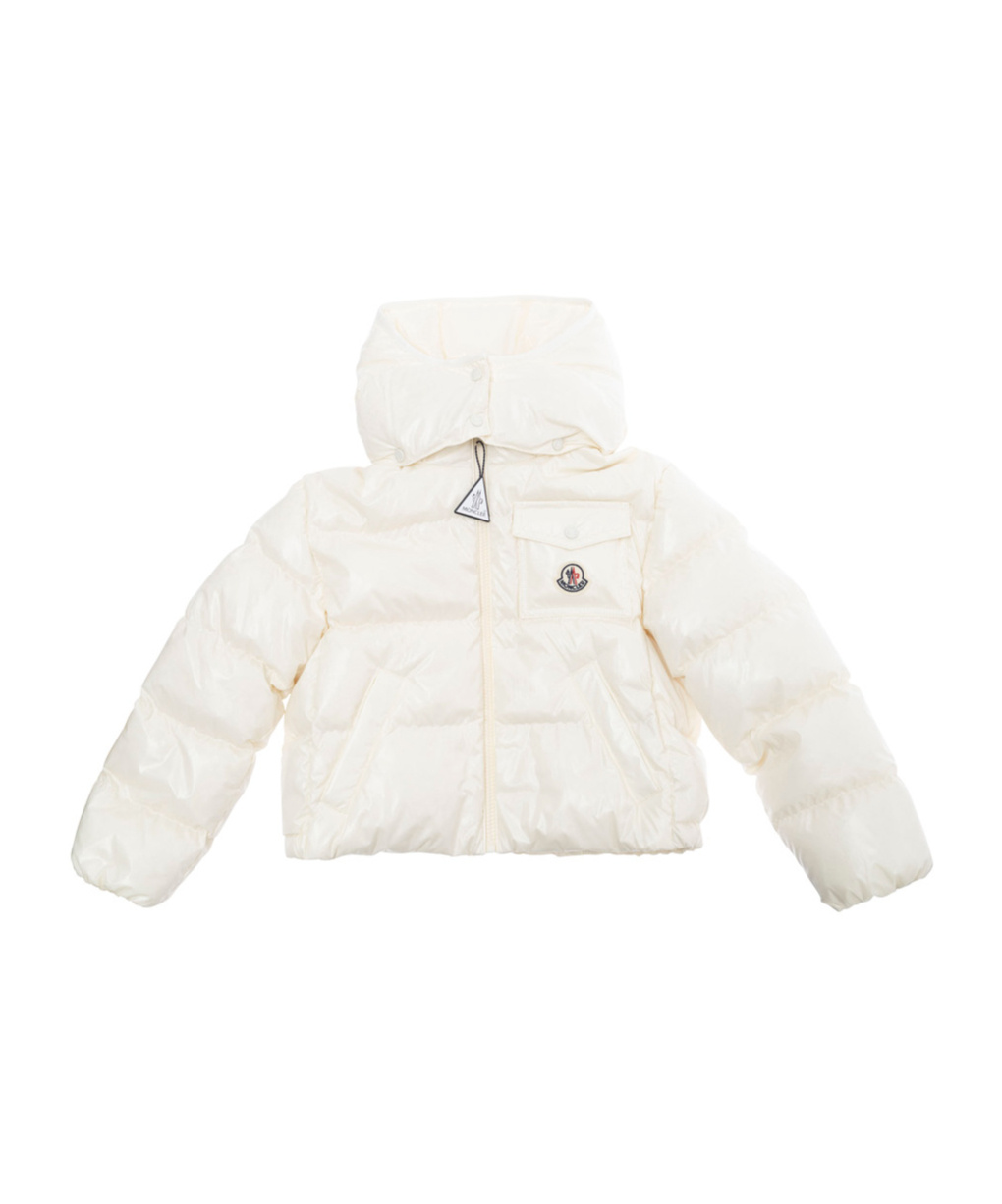 Moncler Long-sleeved Down Jacket In White