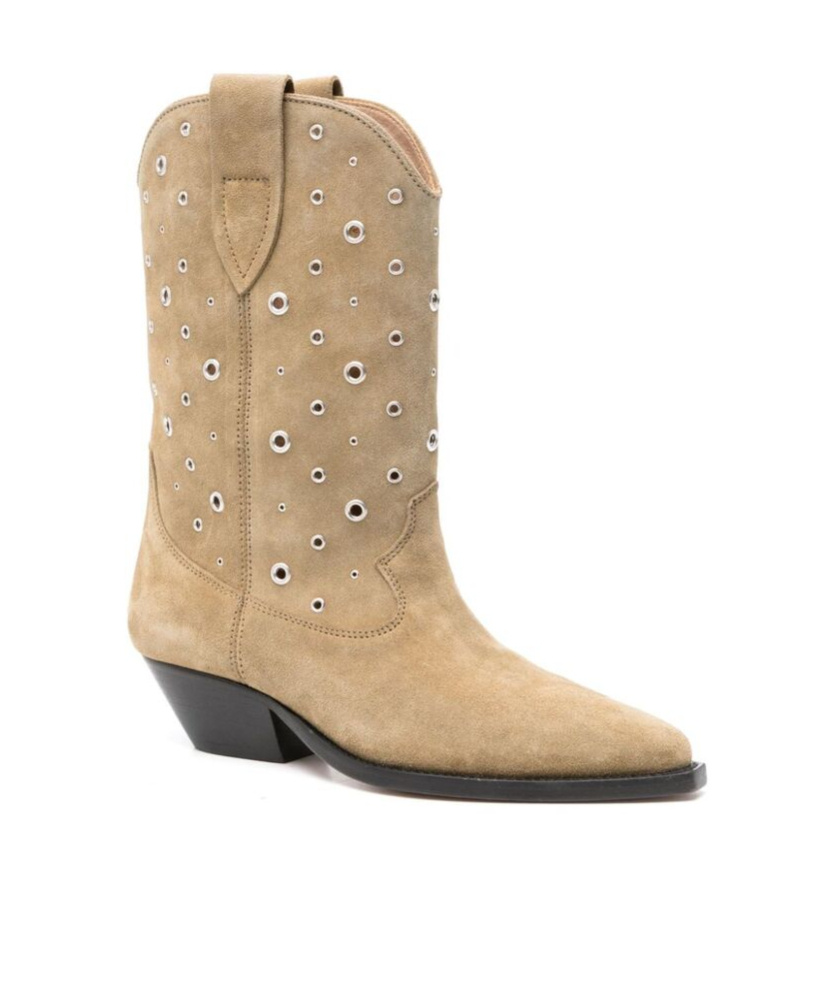 Isabel Marant Duerto 40mm Boots In Nude