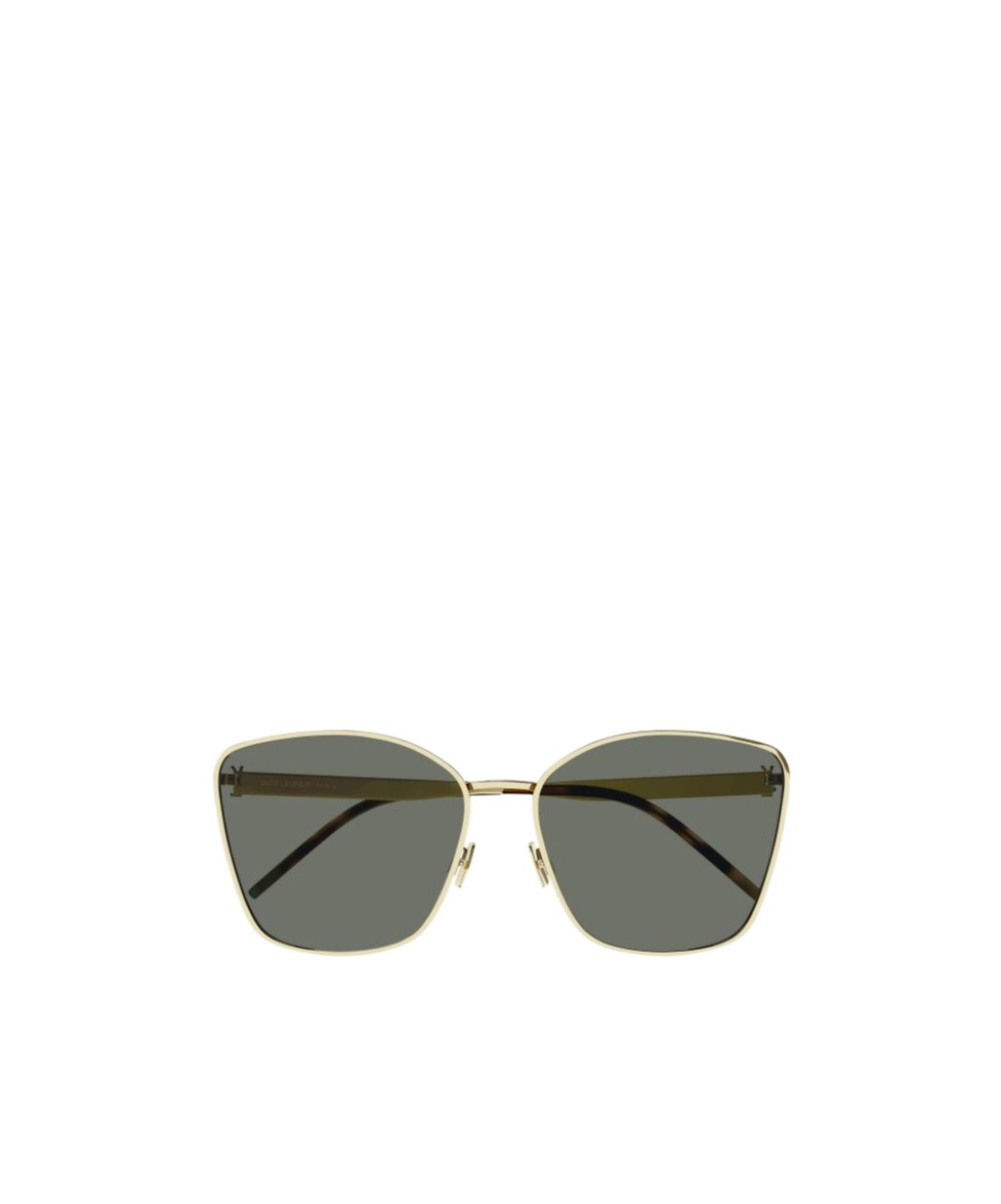 Saint Laurent Square-frame Sunglasses In Gray