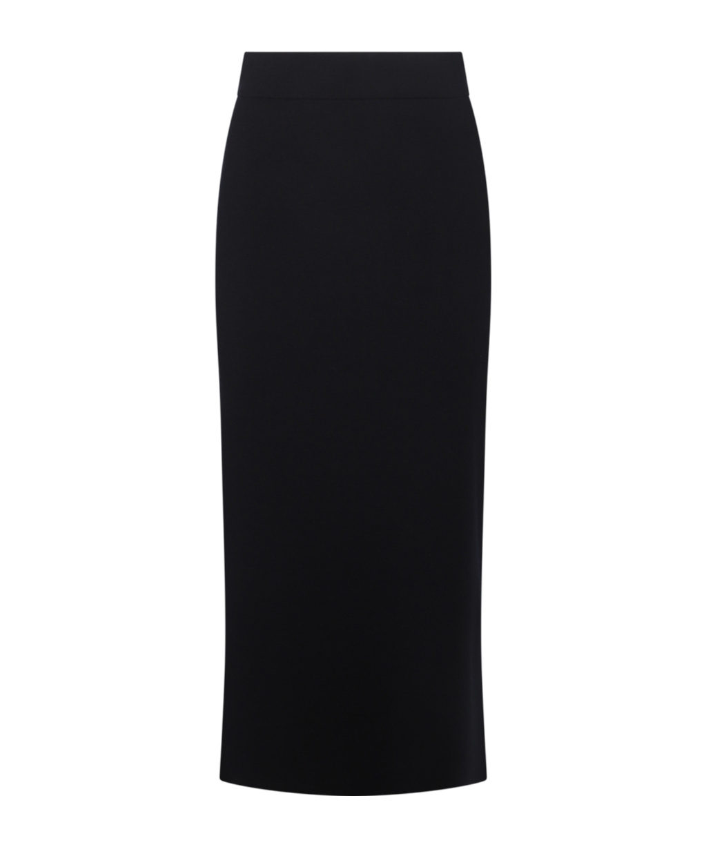 Fabiana Filippi Knit Pencil Skirt In Black