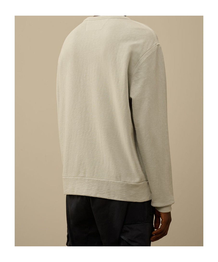 C.p. Company Crew Neck Sweater In Neutral