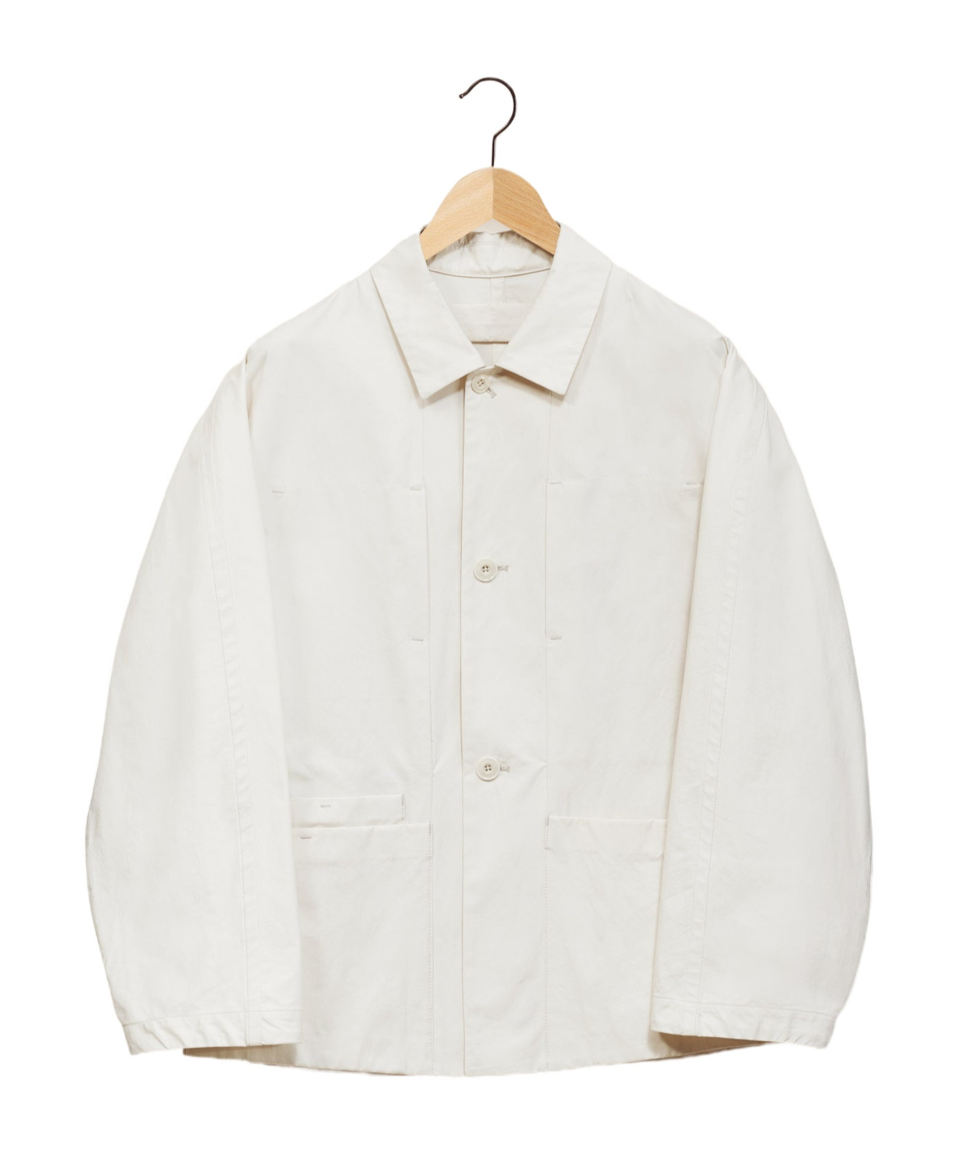 Lemaire Single-breasted Work Jacket In Nude