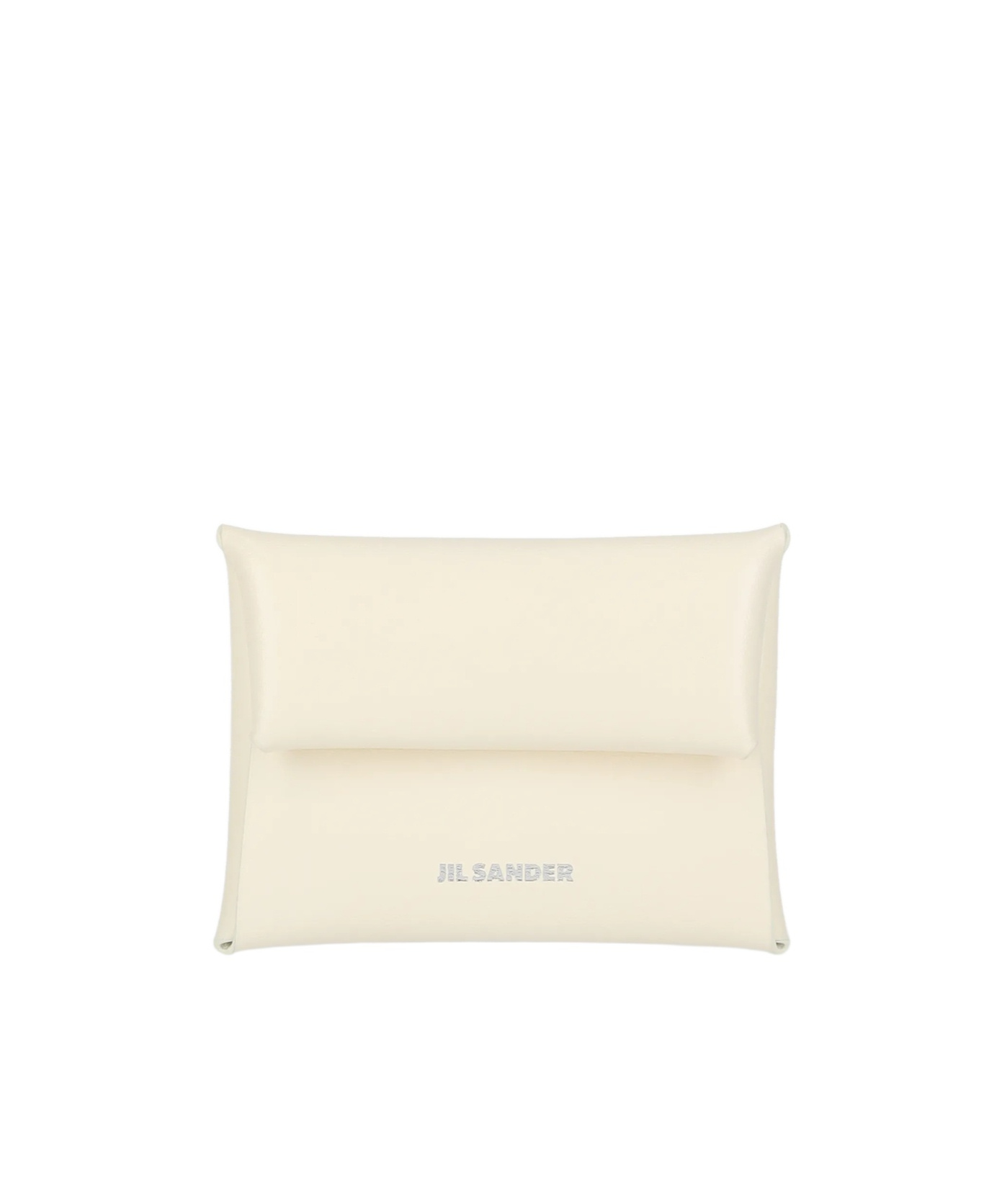 Jil Sander Folded Leather Wallet In Neutral