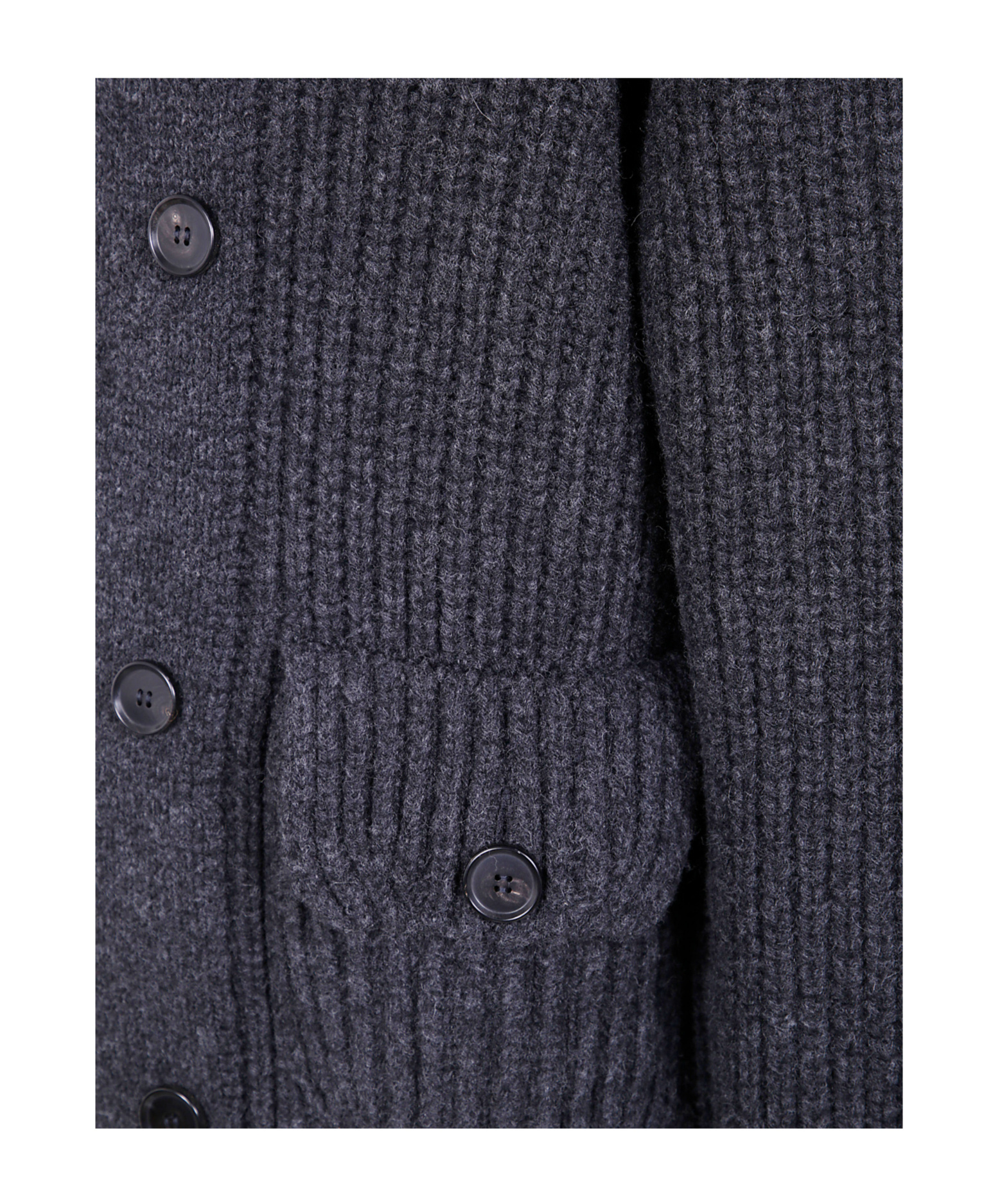 Nuur Long-sleeved Double-breasted Jacket In Black