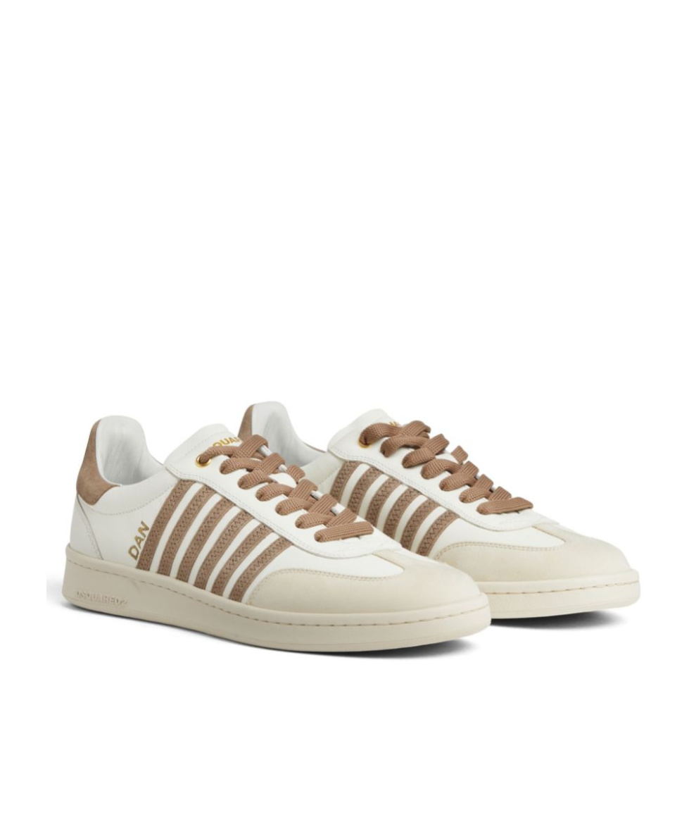 Dsquared2 Boxer Lace-up Sneakers In White