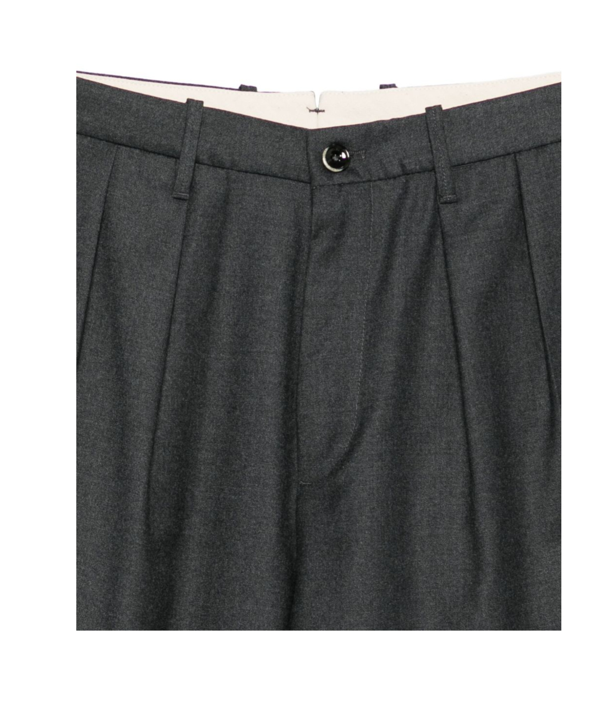 Nine In The Morning Casual Pants With Belt Loops In Gray