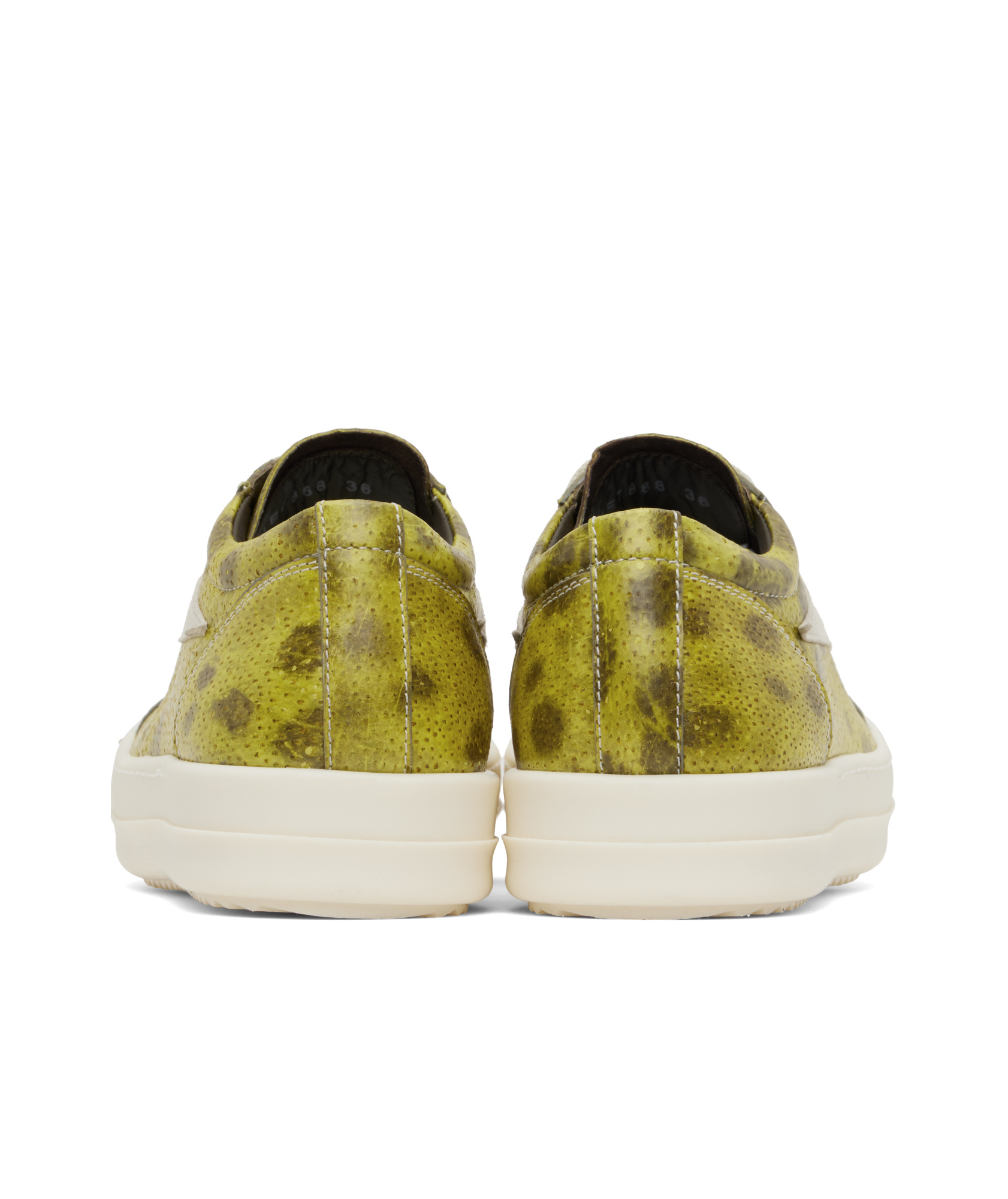 Rick Owens Hollywood Vintage Sneaks Sneakers In White