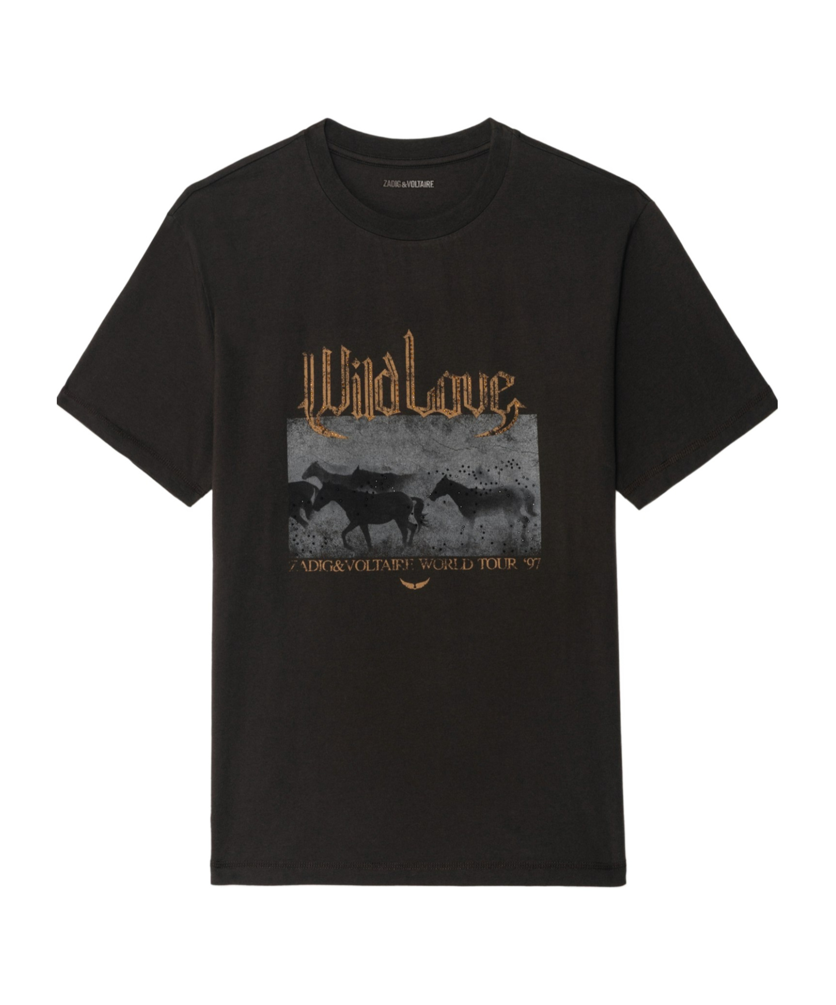 Zadig & Voltaire Short-sleeved T-shirt In Black