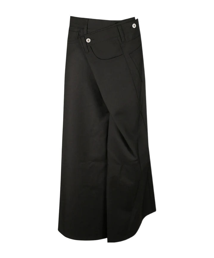 Junya Watanabe Asymmetric Skirt In Black