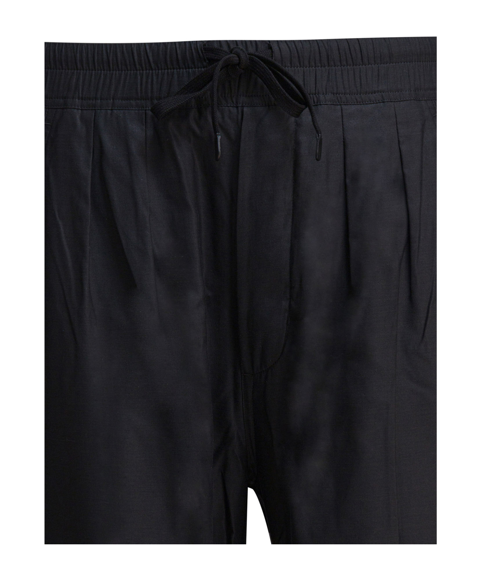 Tom Ford Elastic Waistband Pleated Front Cuffed Hem