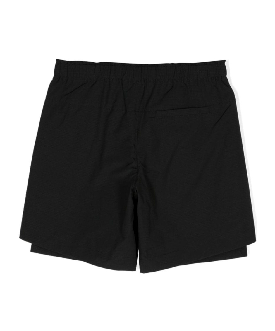 MOSCHINO LOGO-PRINT RIPSTOP SHORTS