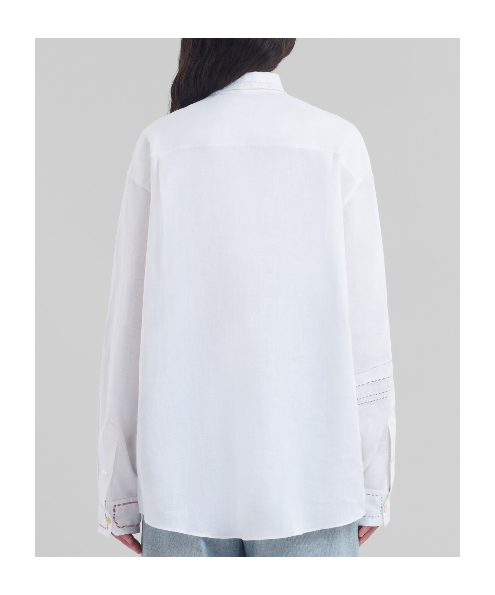 Marni Lace-embroidered Shirt In White