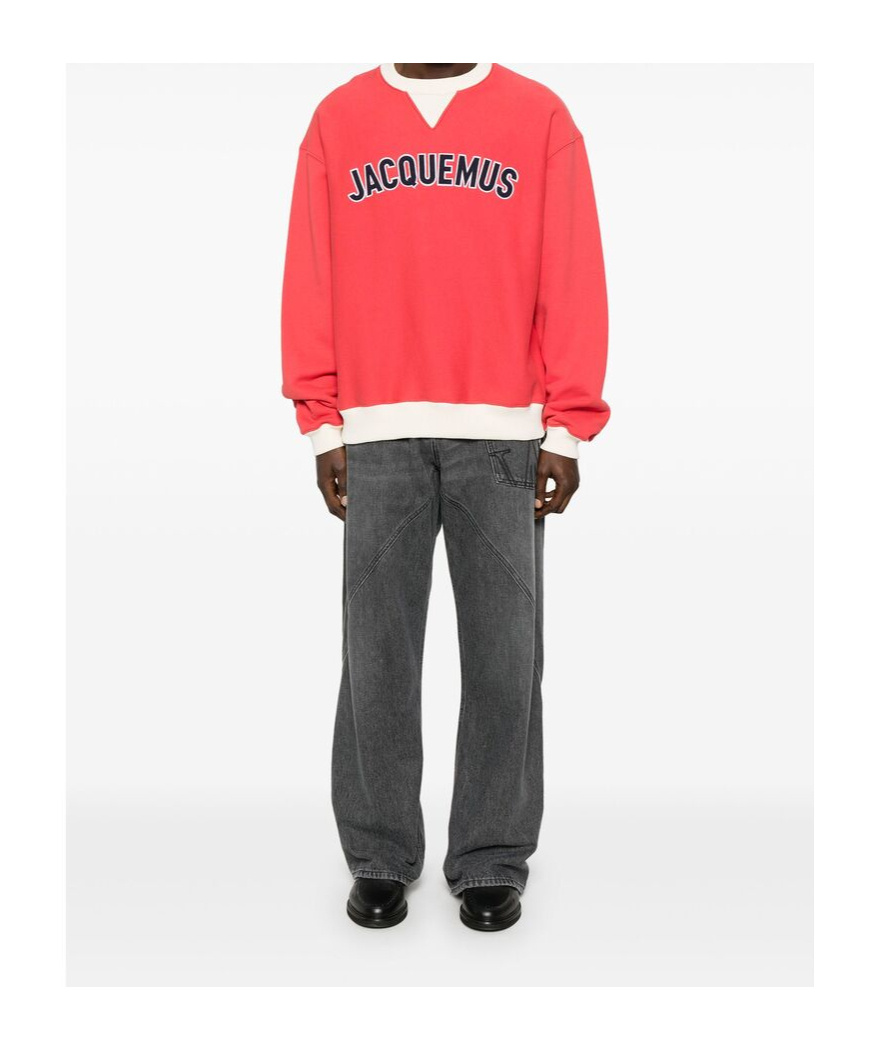 Jacquemus Baseball Sweatshirt In Orange