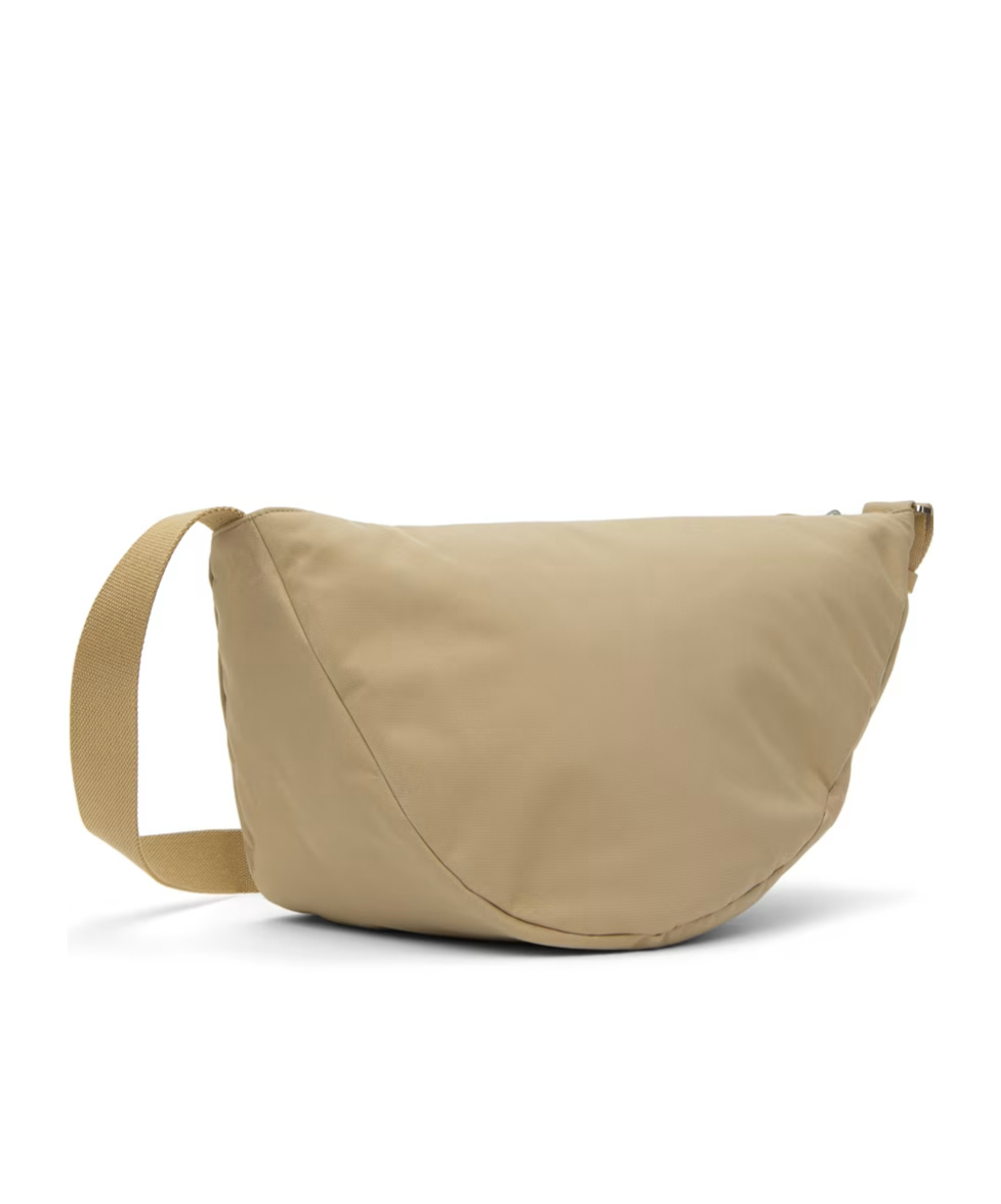 The Row Slouchy Banana Zipper Cross-body Bag In Green