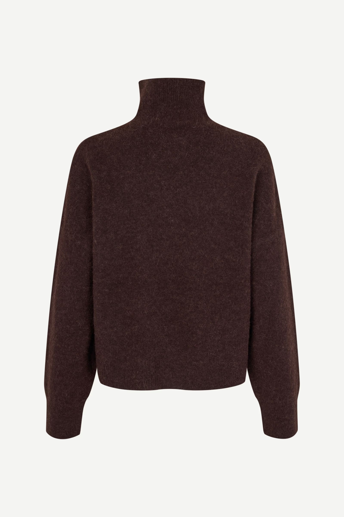Samsoe & Samsoe High-neck Long-sleeved Sweater In Red