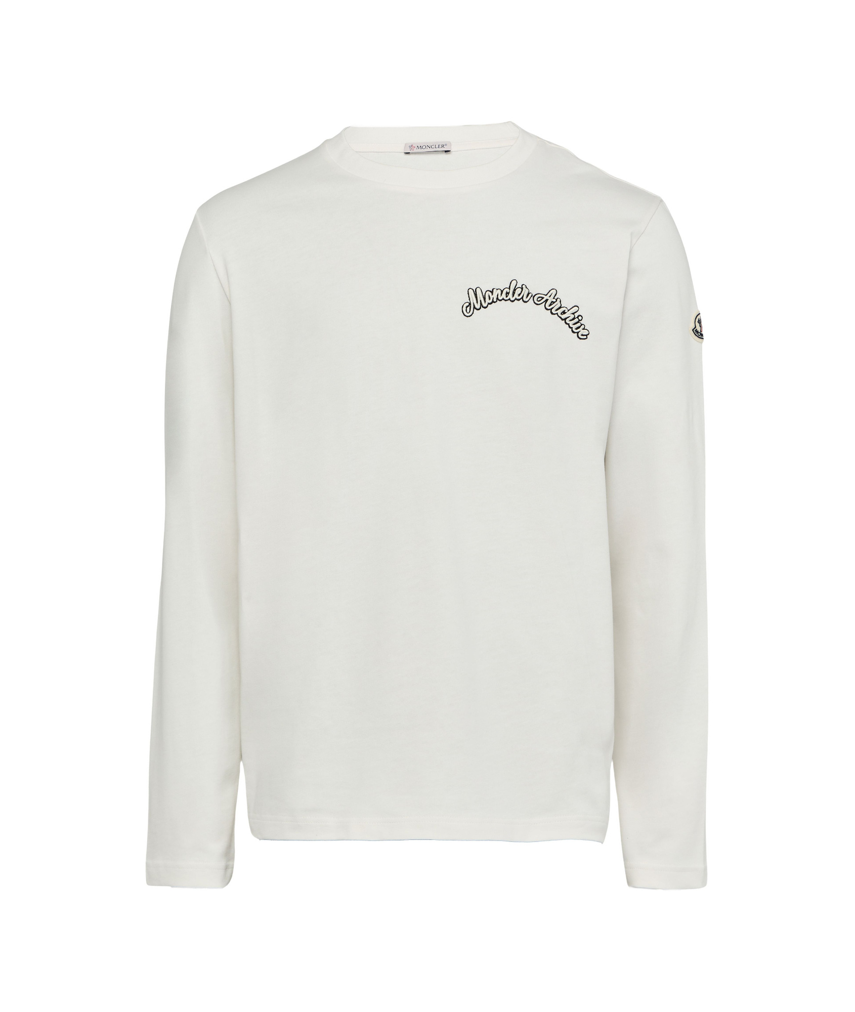 Moncler Long-sleeved T-shirt In White
