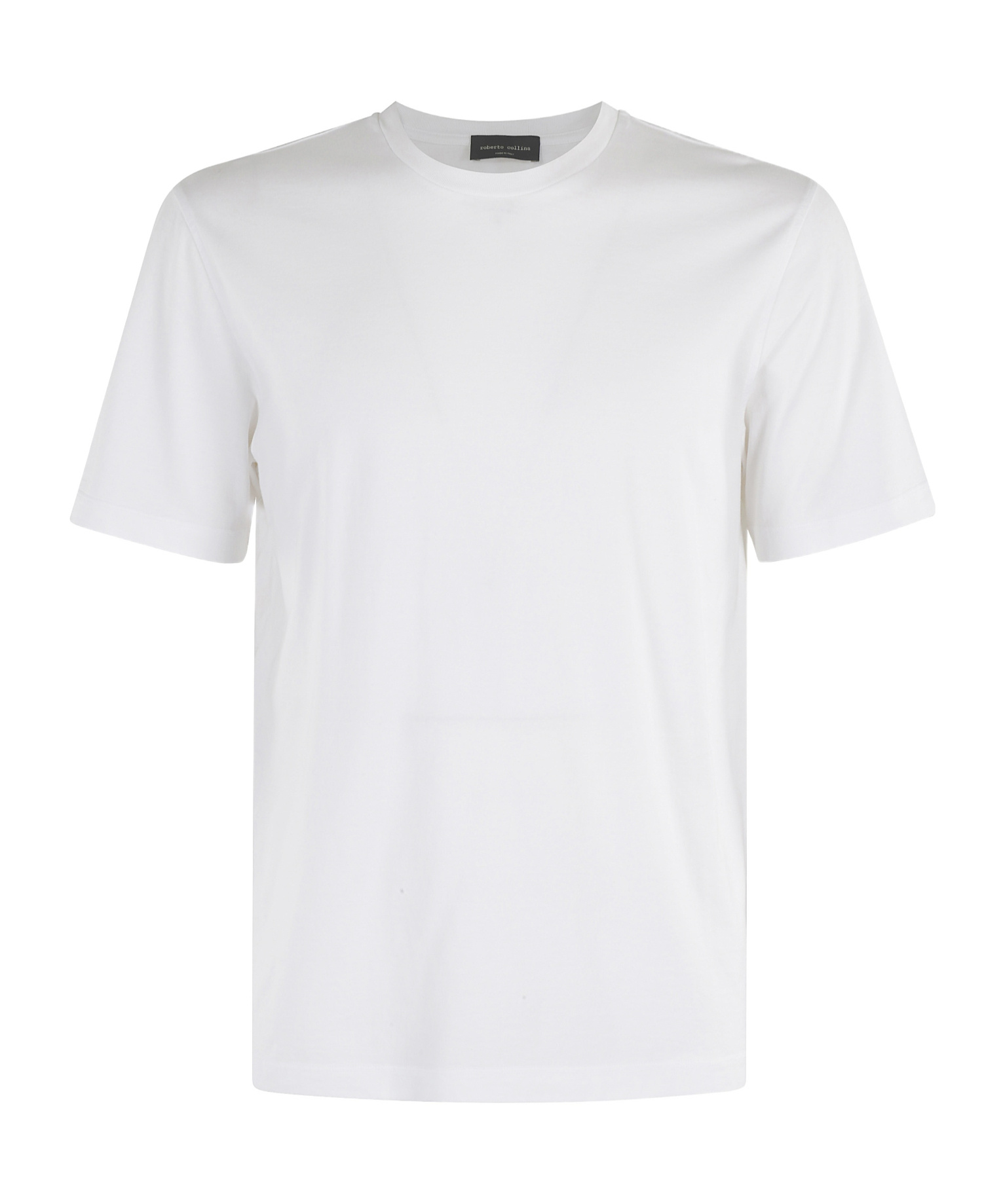 Roberto Collina Round Neck Short Sleeve T-shirt In White