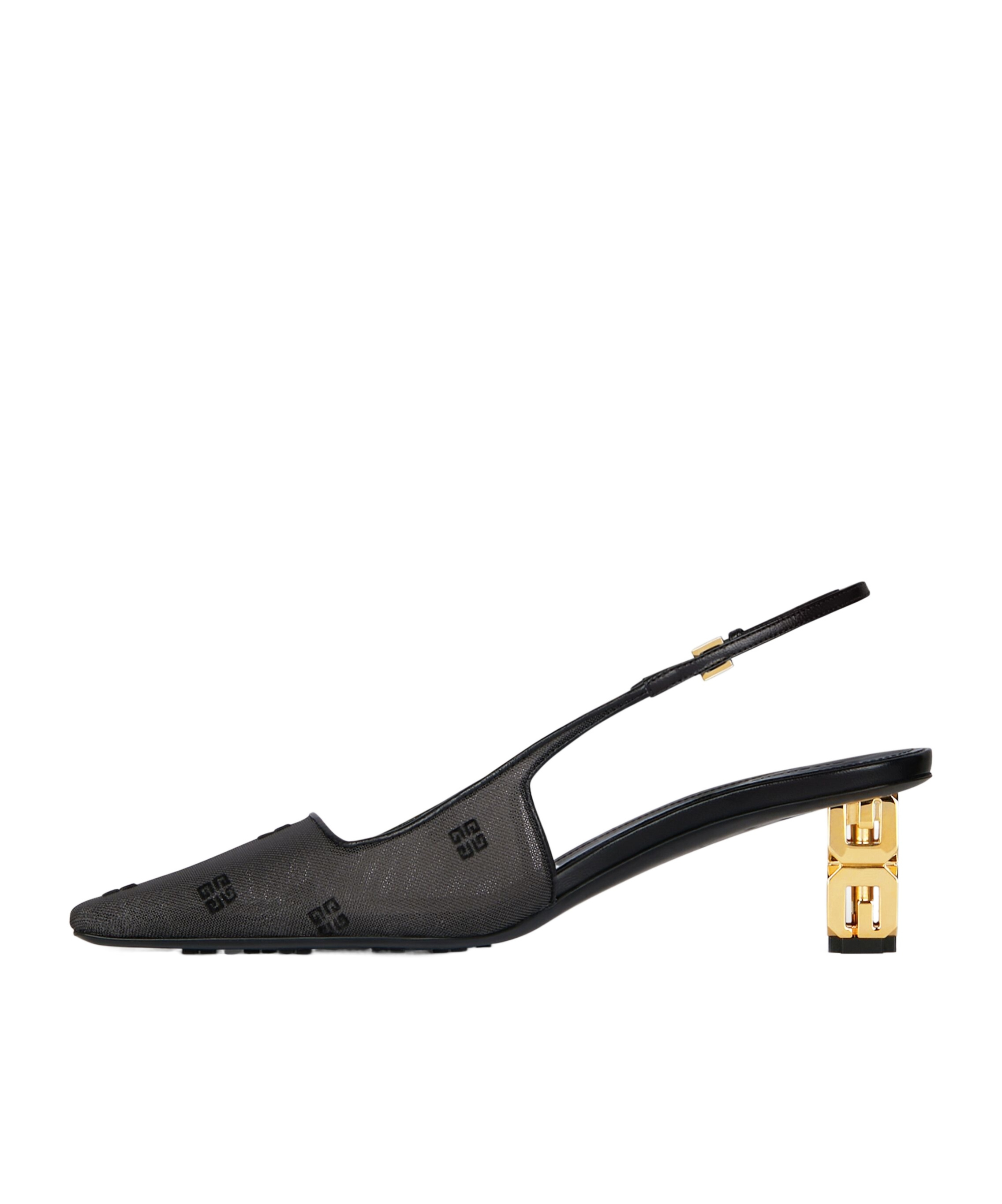 GIVENCHY G CUBE SLINGBACKS IN 4G MESH