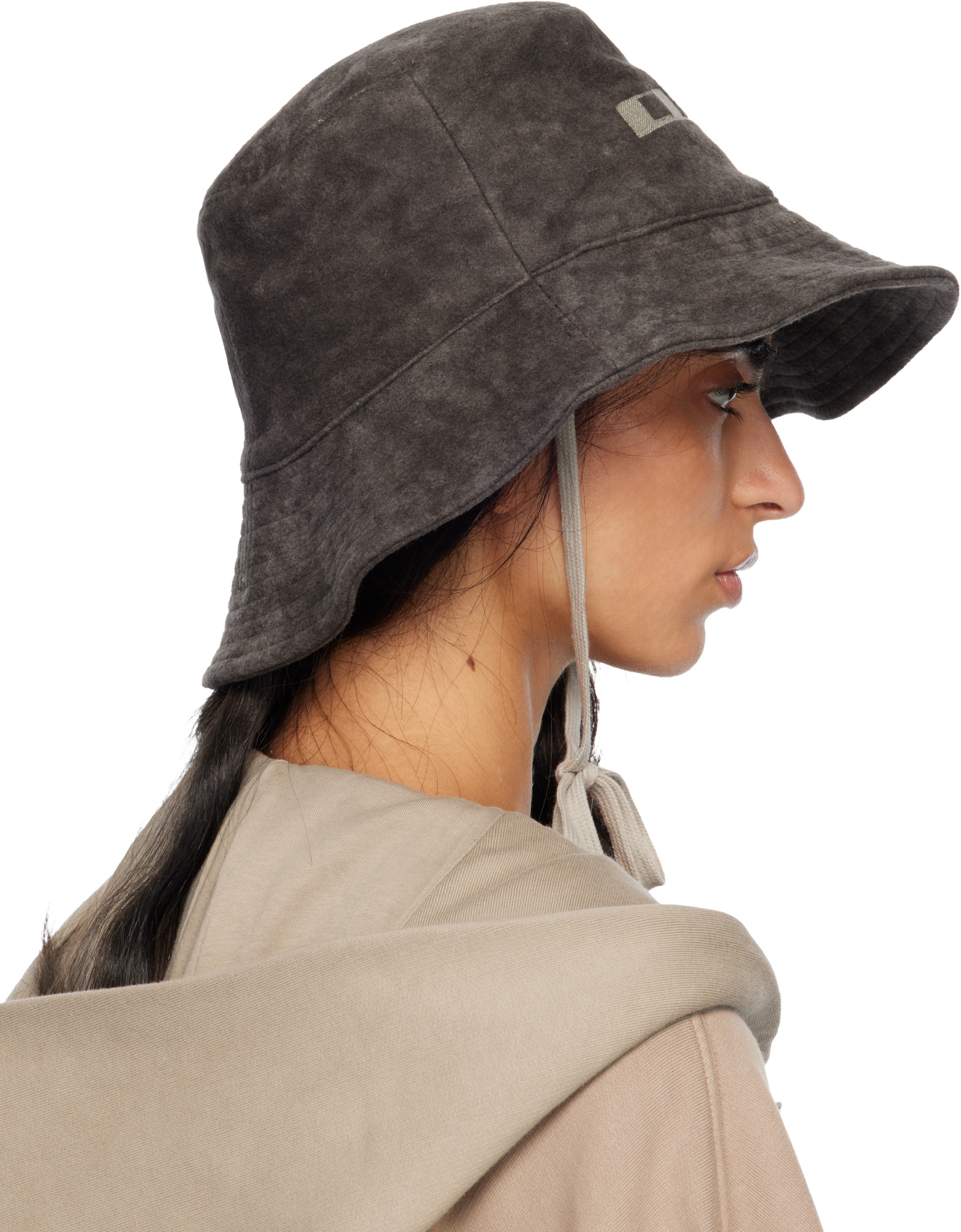 Rick Owens Drkshdw Concordians Gilligan Fisherman's Hat In Brown
