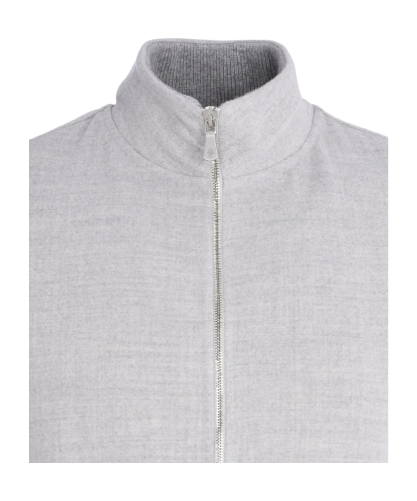 Eleventy Zip-up Sleeveless Gilet In Gray