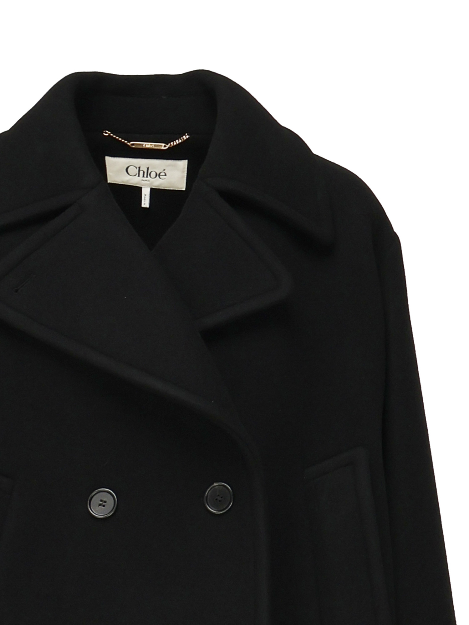 Chloé Double-breasted Notched Lapels Jacket Pockets
