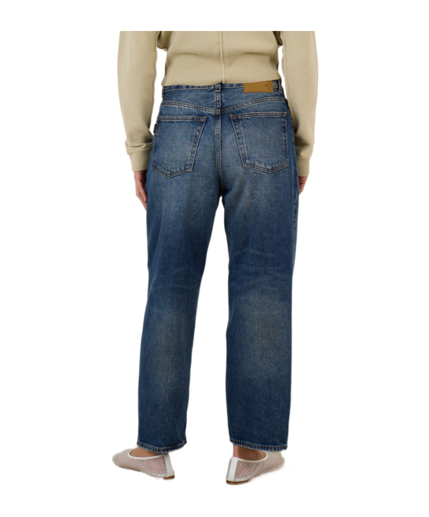 Haikure Belt-loop Jeans In Blue