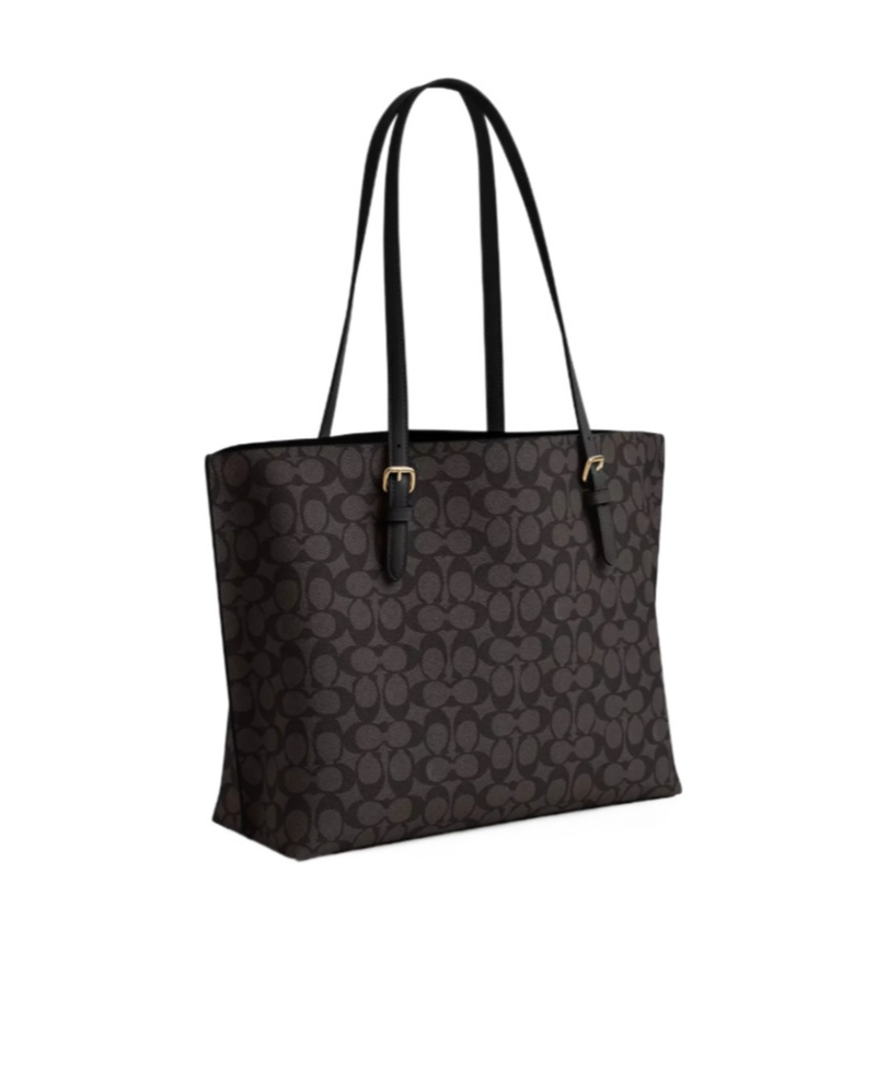 Coach Double Handle Shoulder Bag In Black