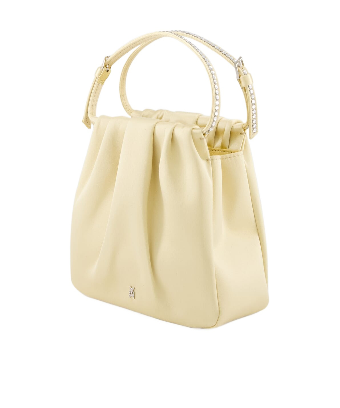 Amina Muaddi Double-handle Handbag In Nude