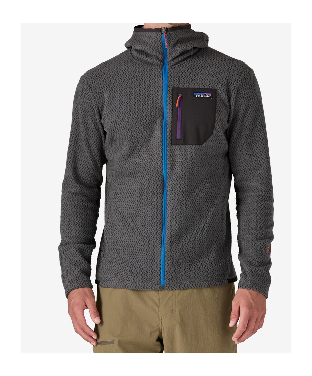 Patagonia R1 Air Fully Zip Jacket In Black