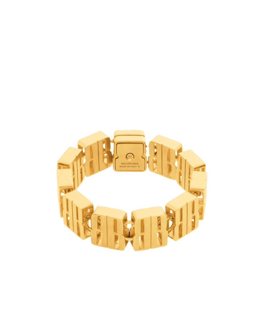 Balenciaga Women's Nano Link Bracelet In Gold In Gold