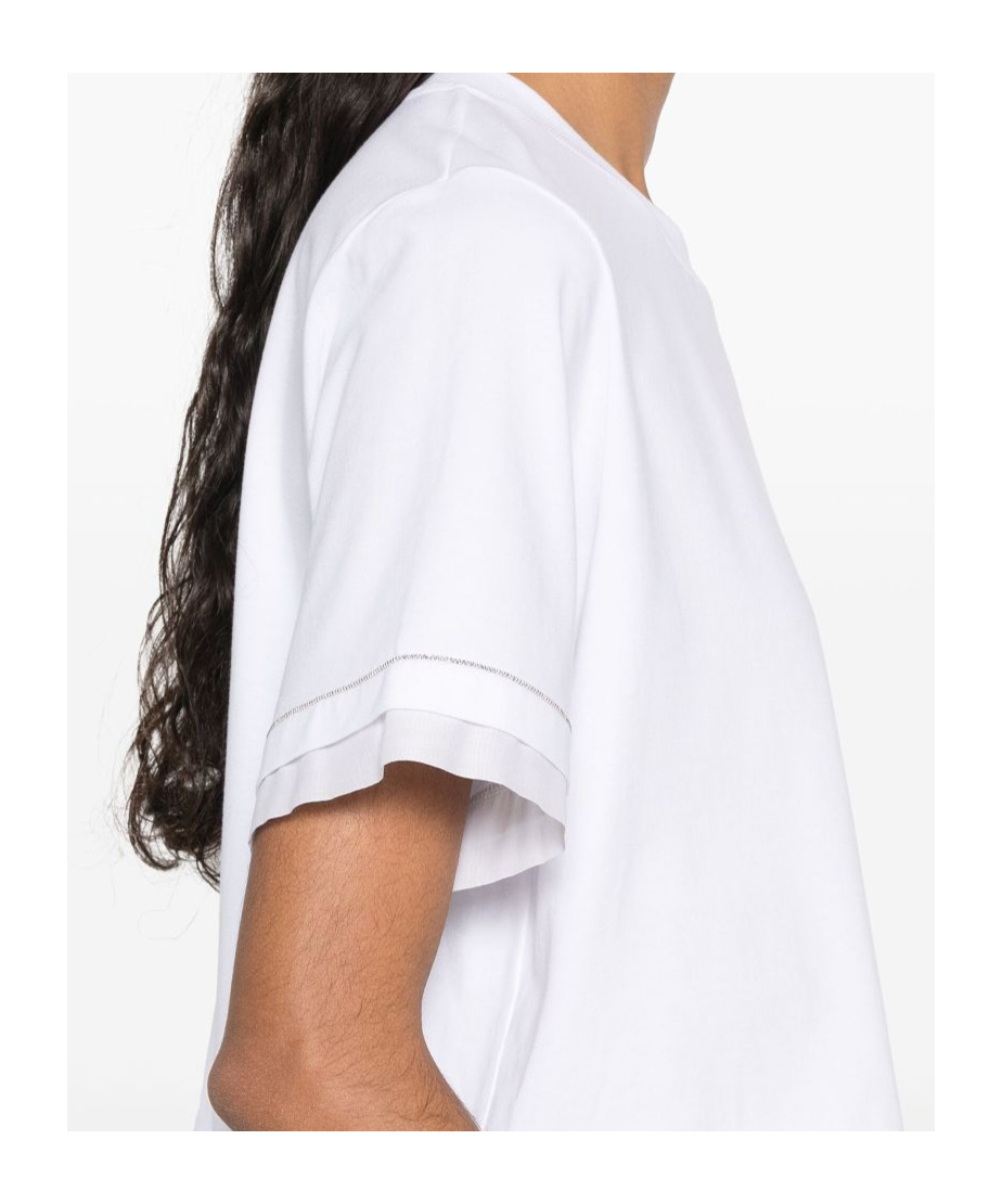 Shop Peserico Short-sleeved T-shirt In White