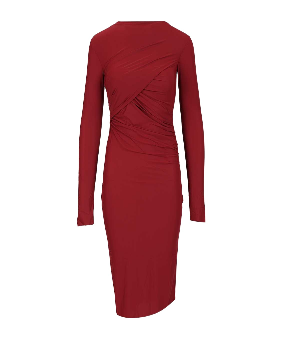 Amazuìn Francis Midi Dress Dresses Bordeaux In Red